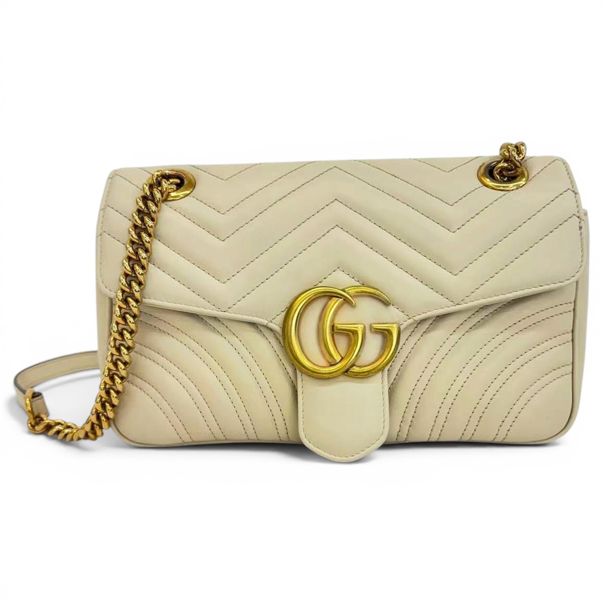 GG Marmont Flap leather handbag