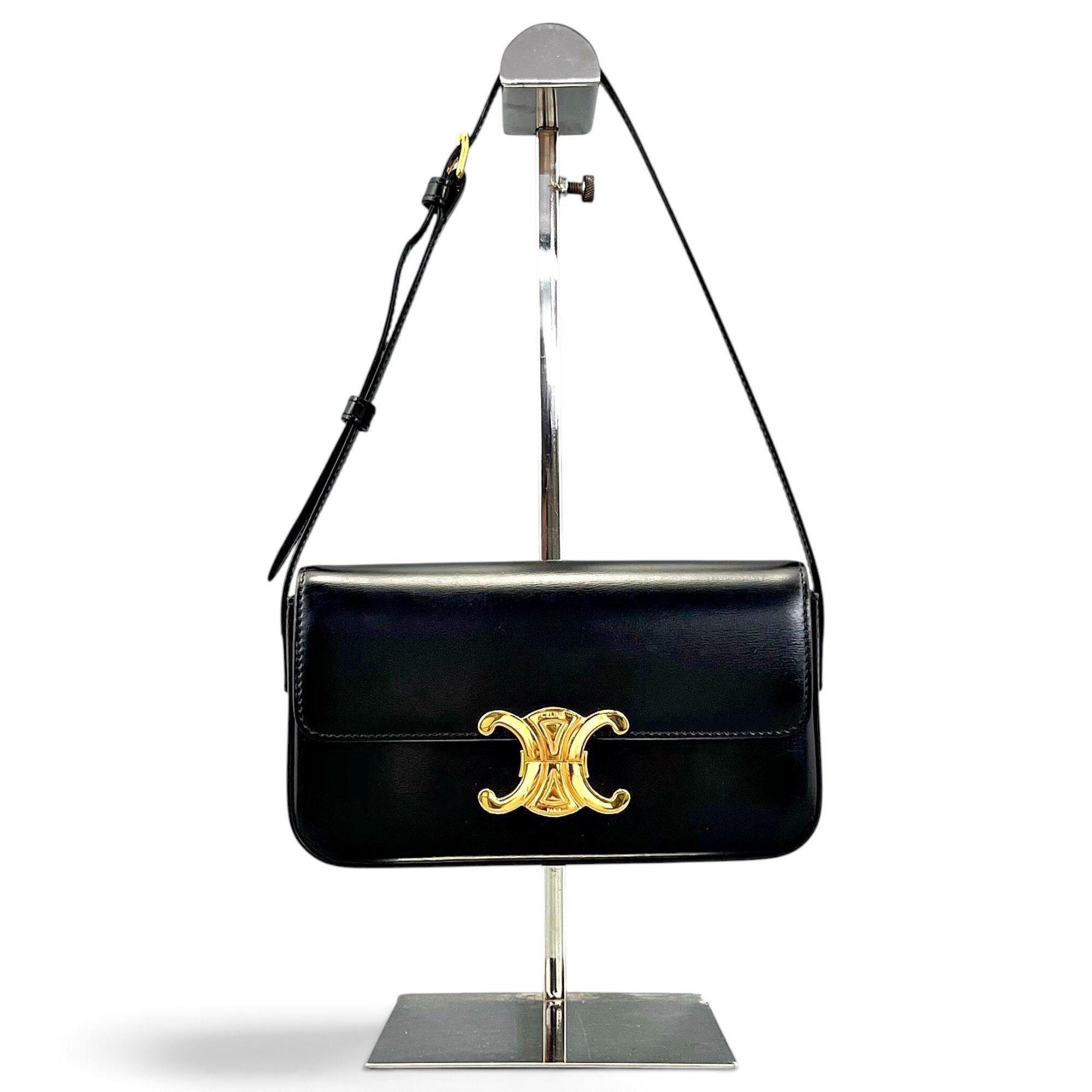 Triomphe leather handbag