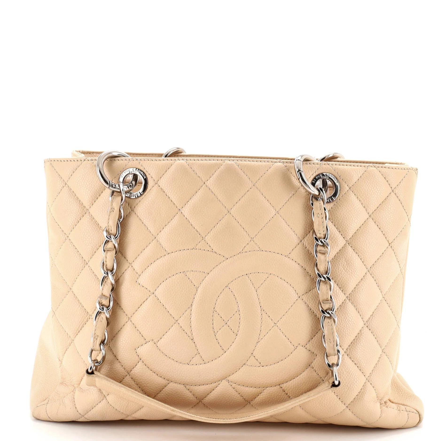 Classic CC Shopping leather tote