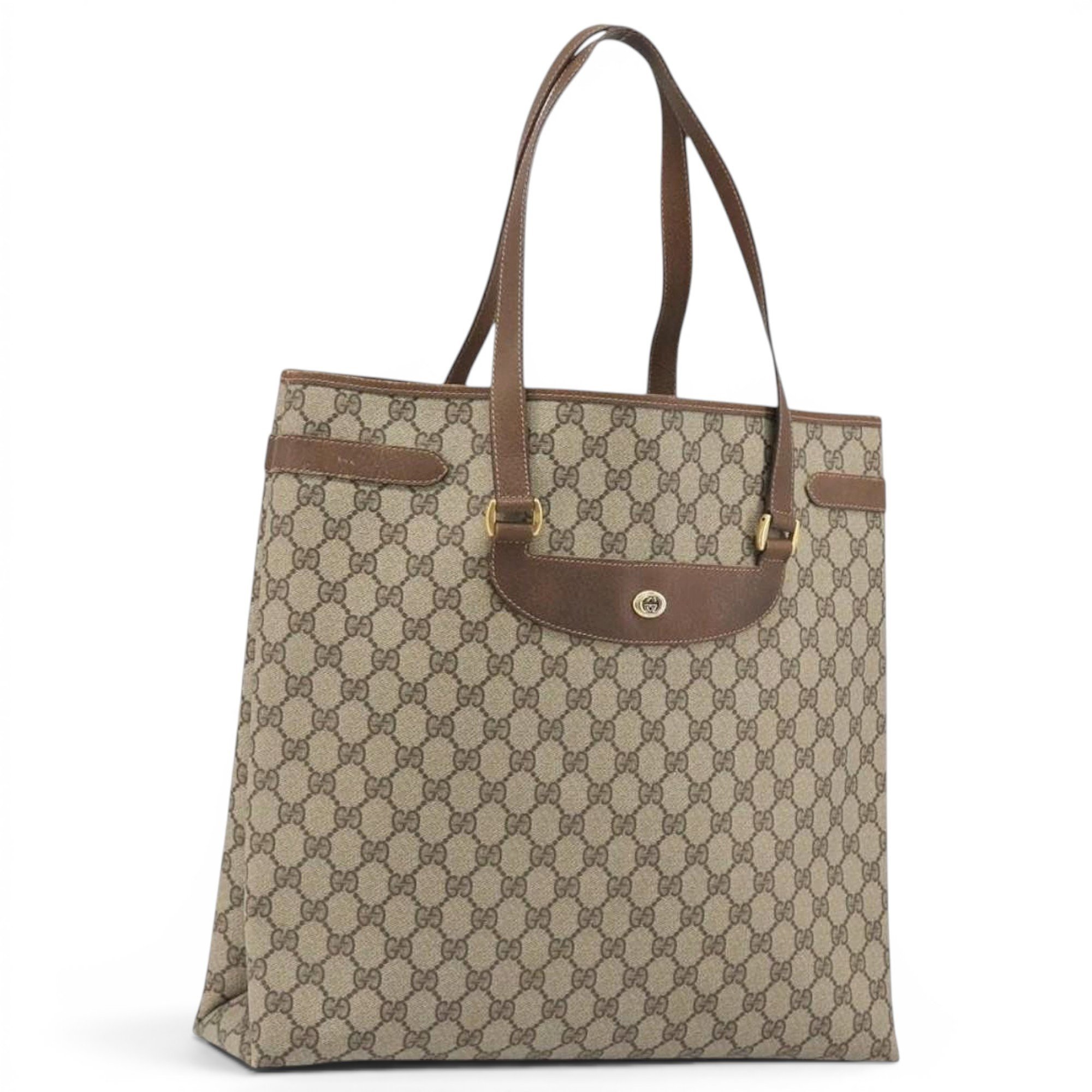 Leather tote