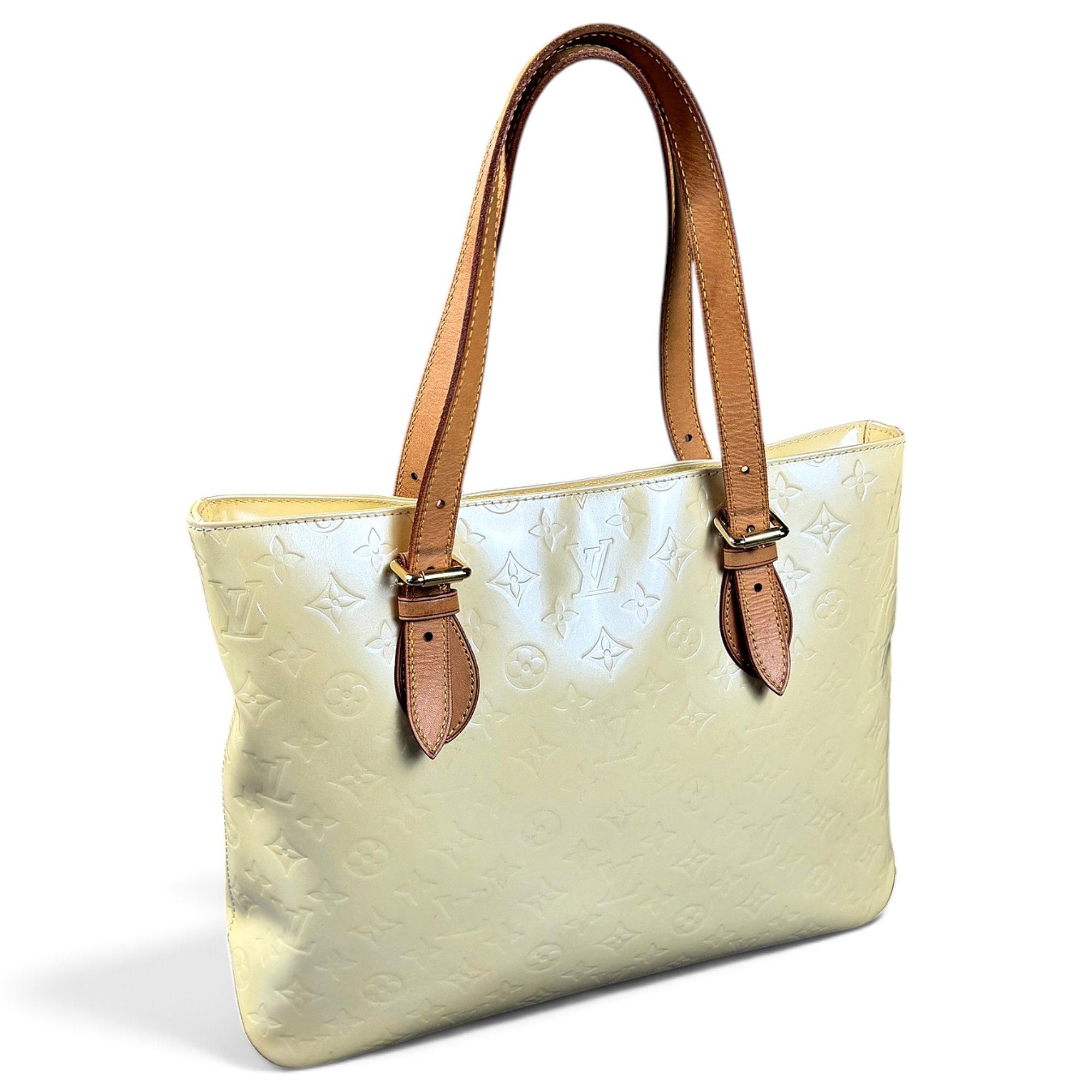 Brentwood patent leather handbag
