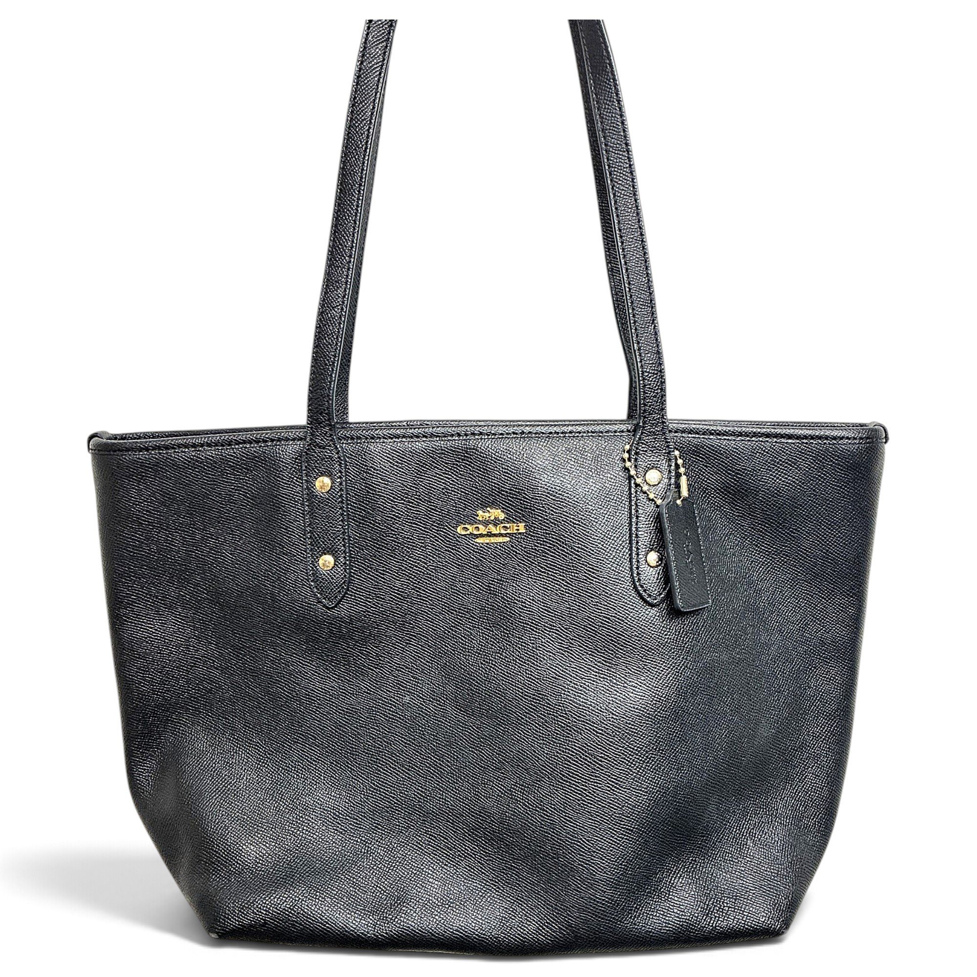 CITY ZIP TOTE leather tote