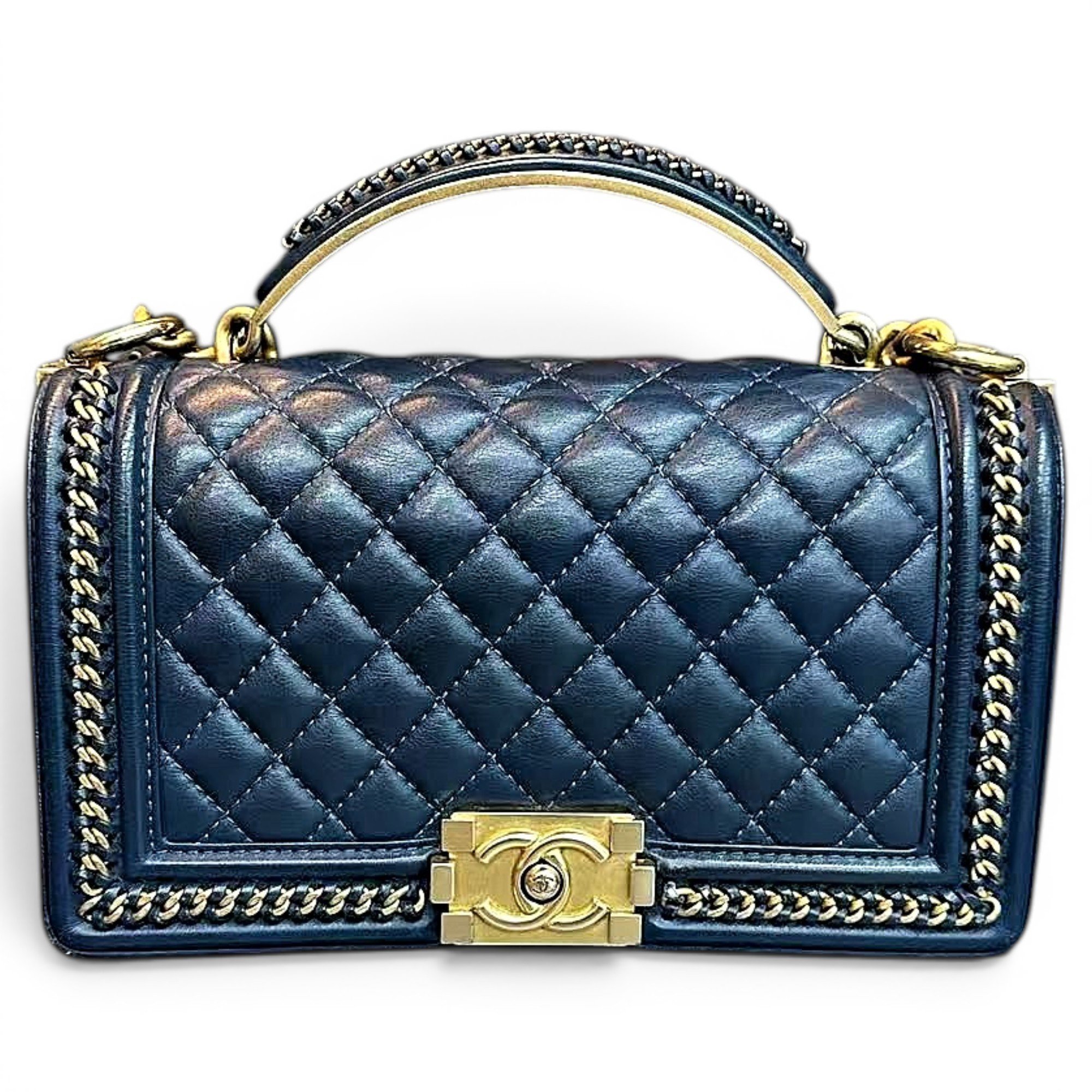 Boy leather handbag