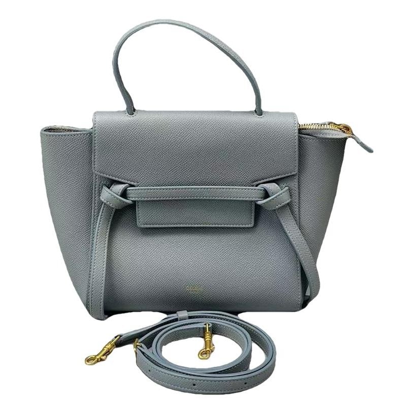 Belt leather handbag