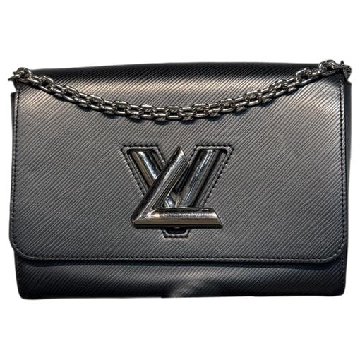 Twist leather handbag