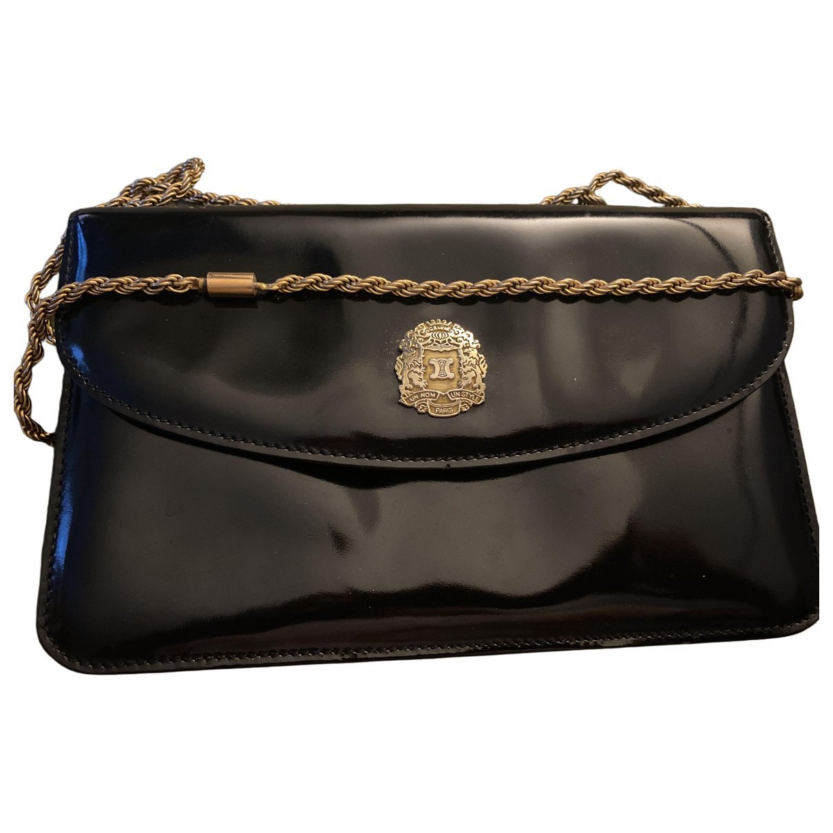 Patent leather handbag