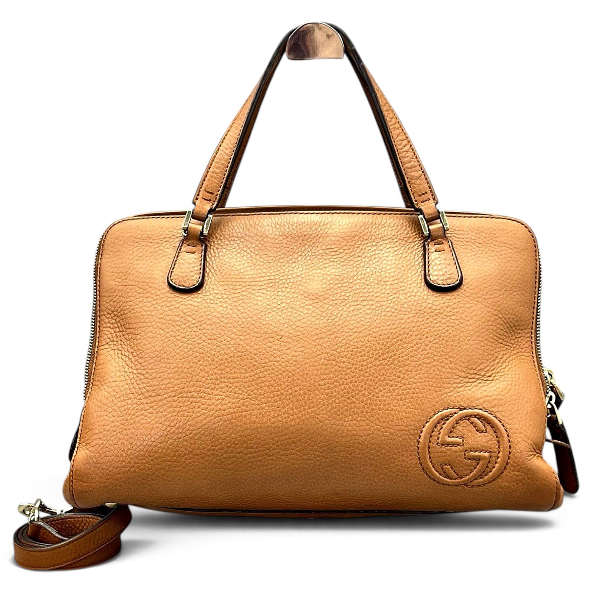 Leather handbag