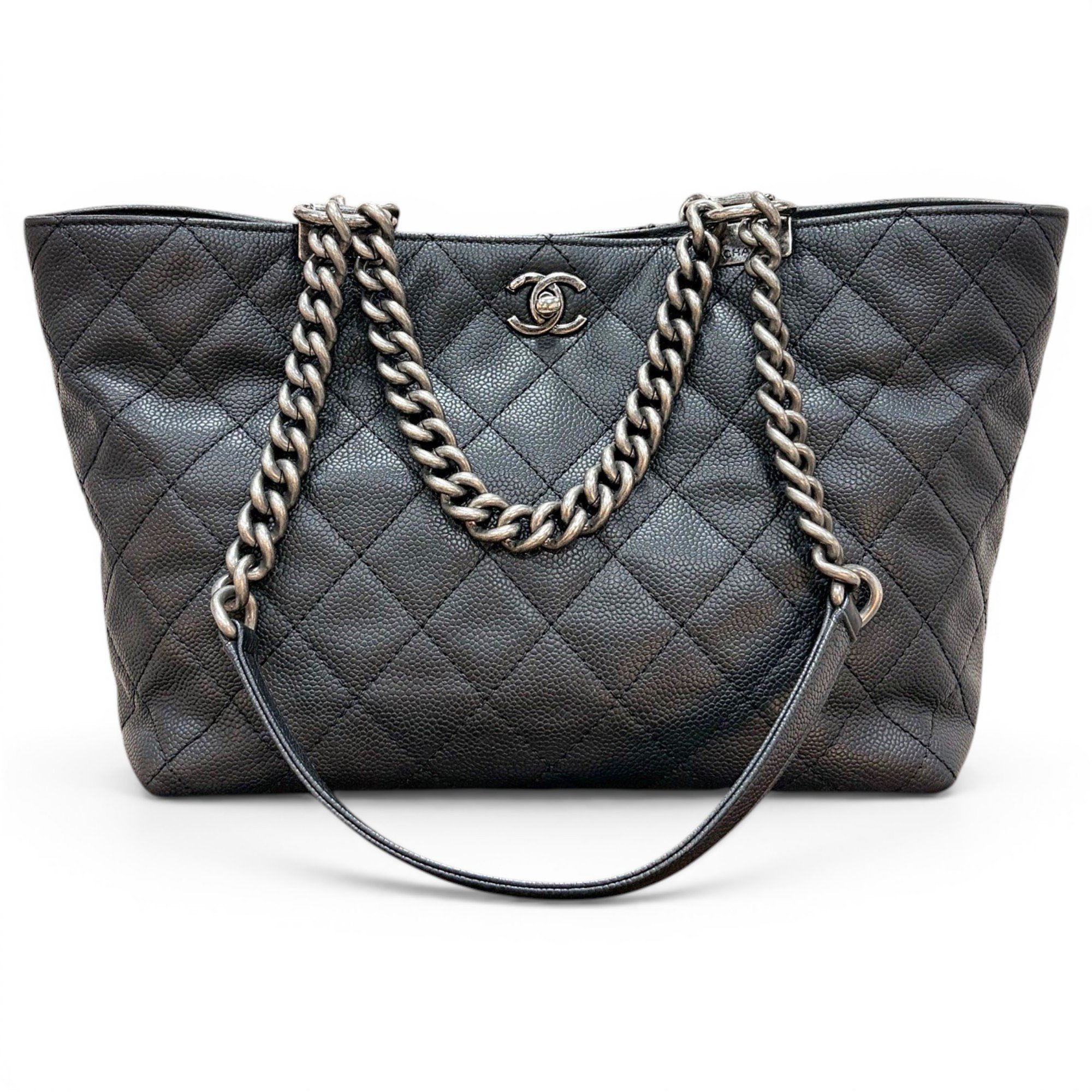 Petite Shopping Tote leather tote