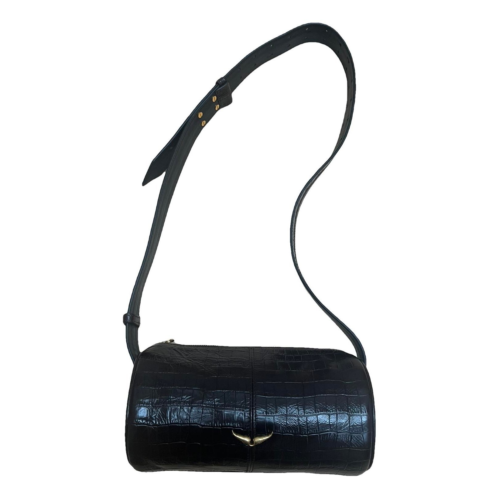 Patent leather handbag