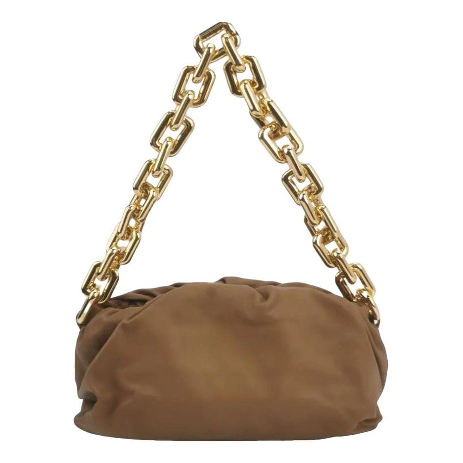 Chain Pouch leather handbag