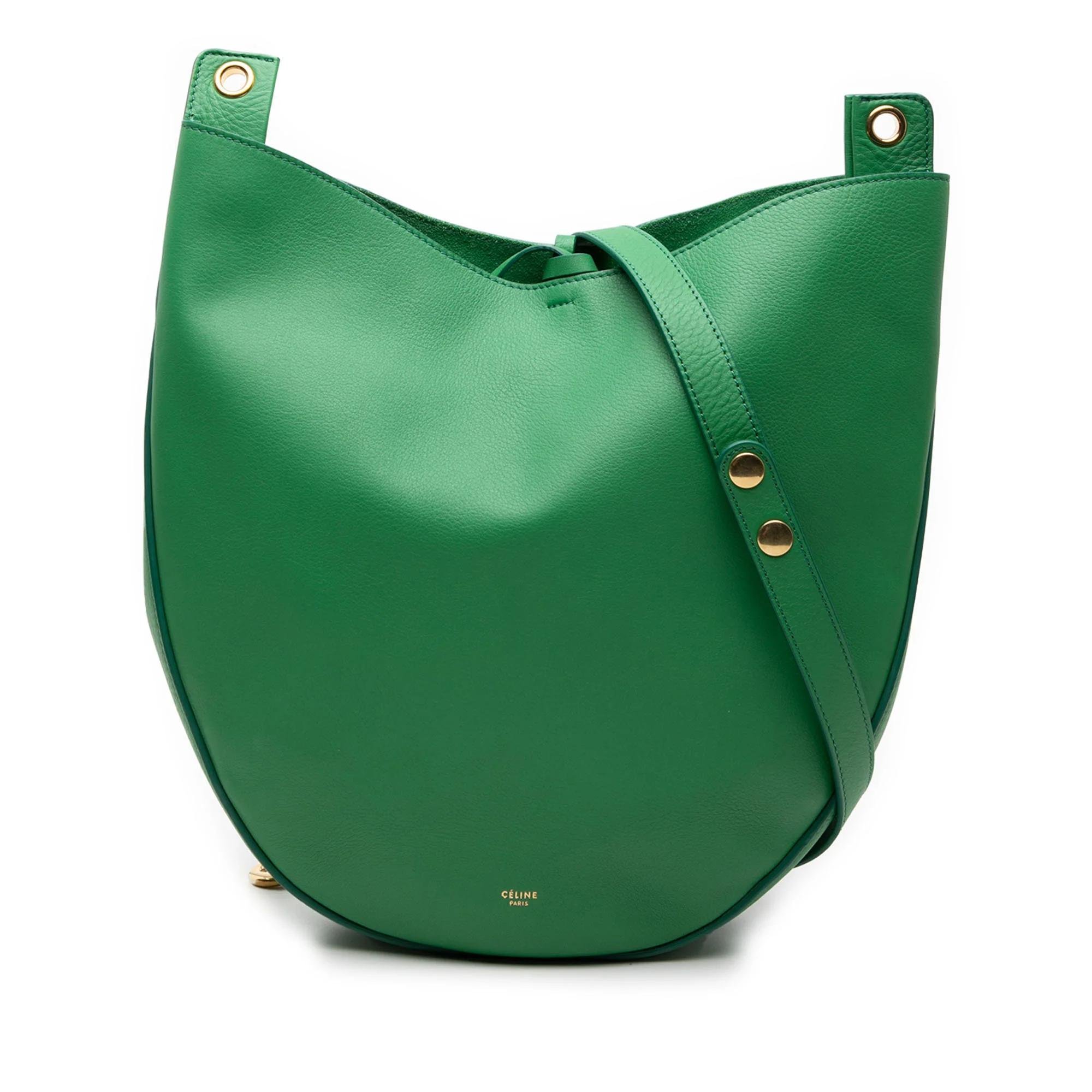 Trotteur leather handbag