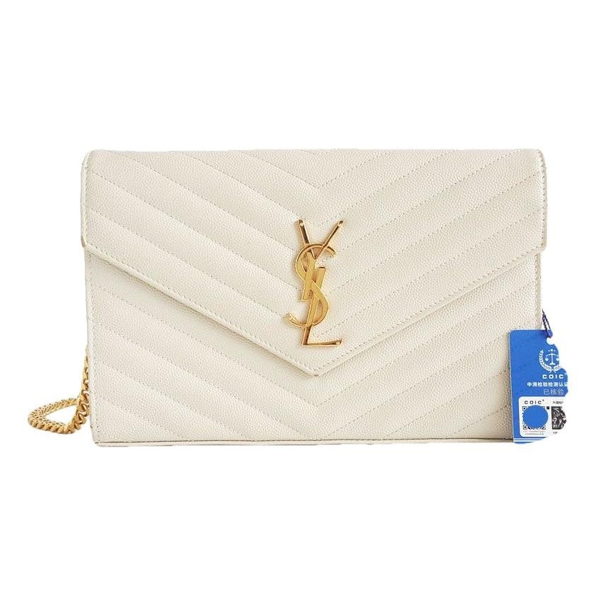 Portefeuille enveloppe leather handbag