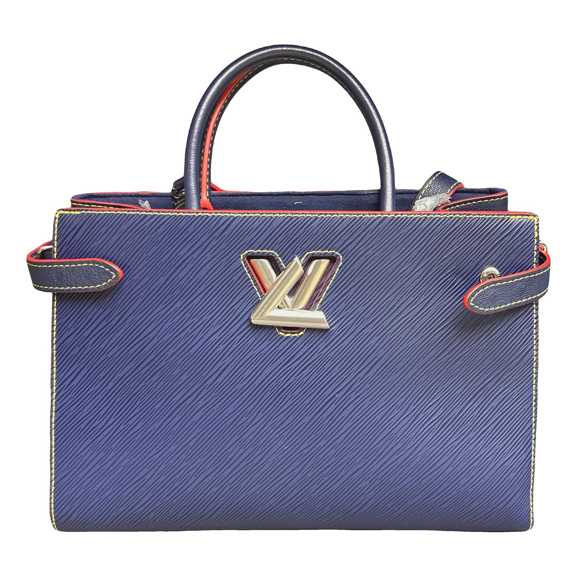 Twist leather handbag