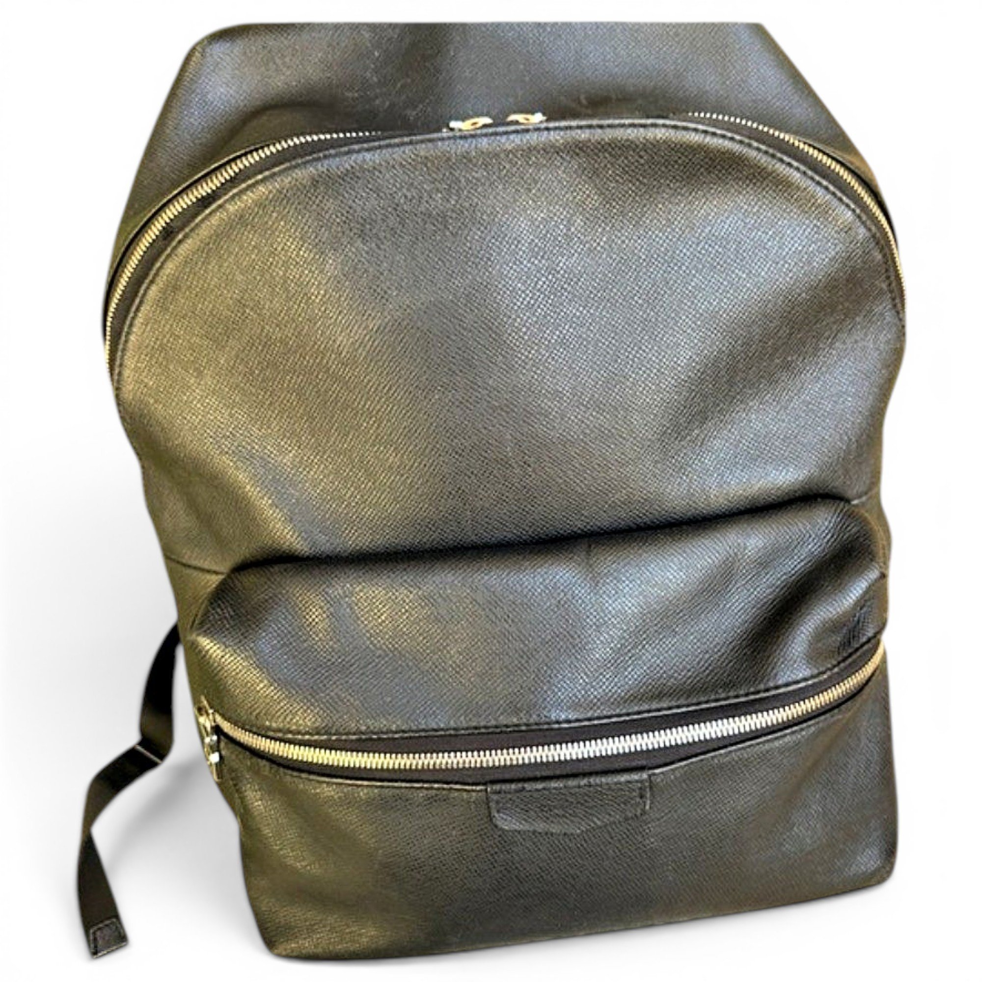 Leather backpack