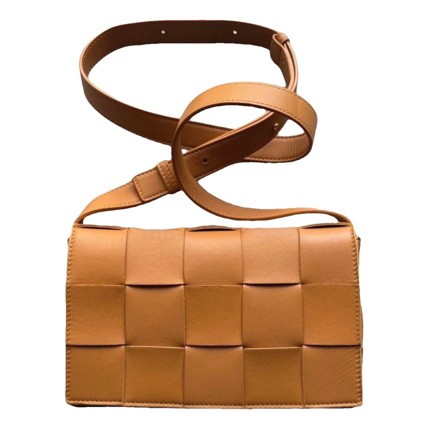 Cassette leather crossbody bag