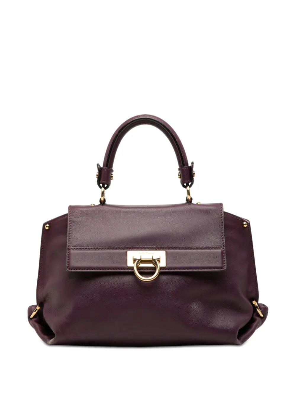 Ferragamo 2009-2013 Small Leather Gancini Sofia satchel