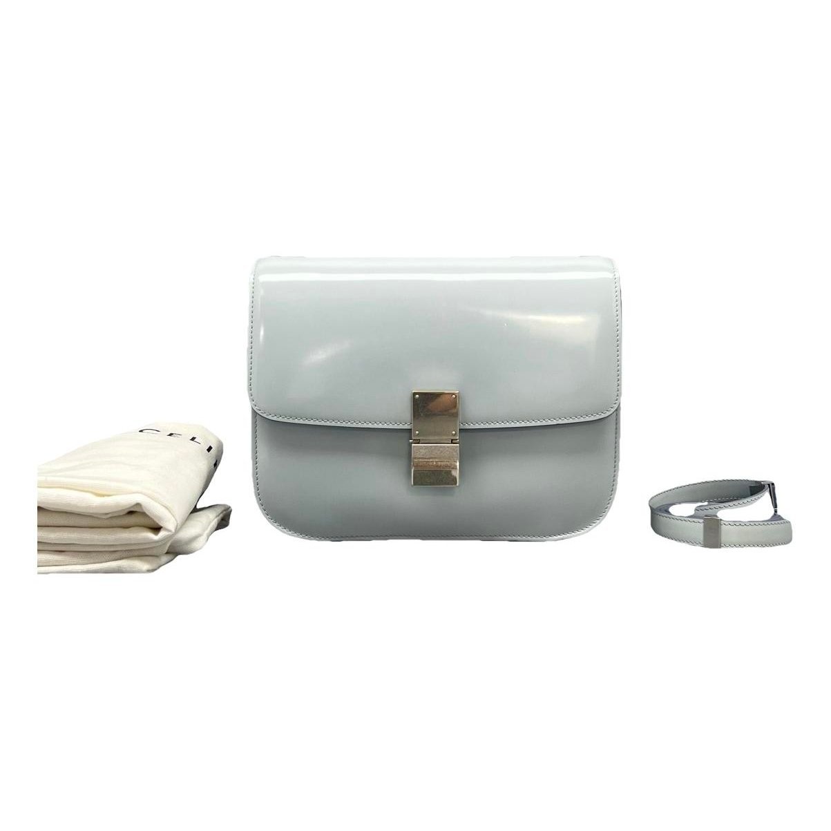 Classic leather crossbody bag