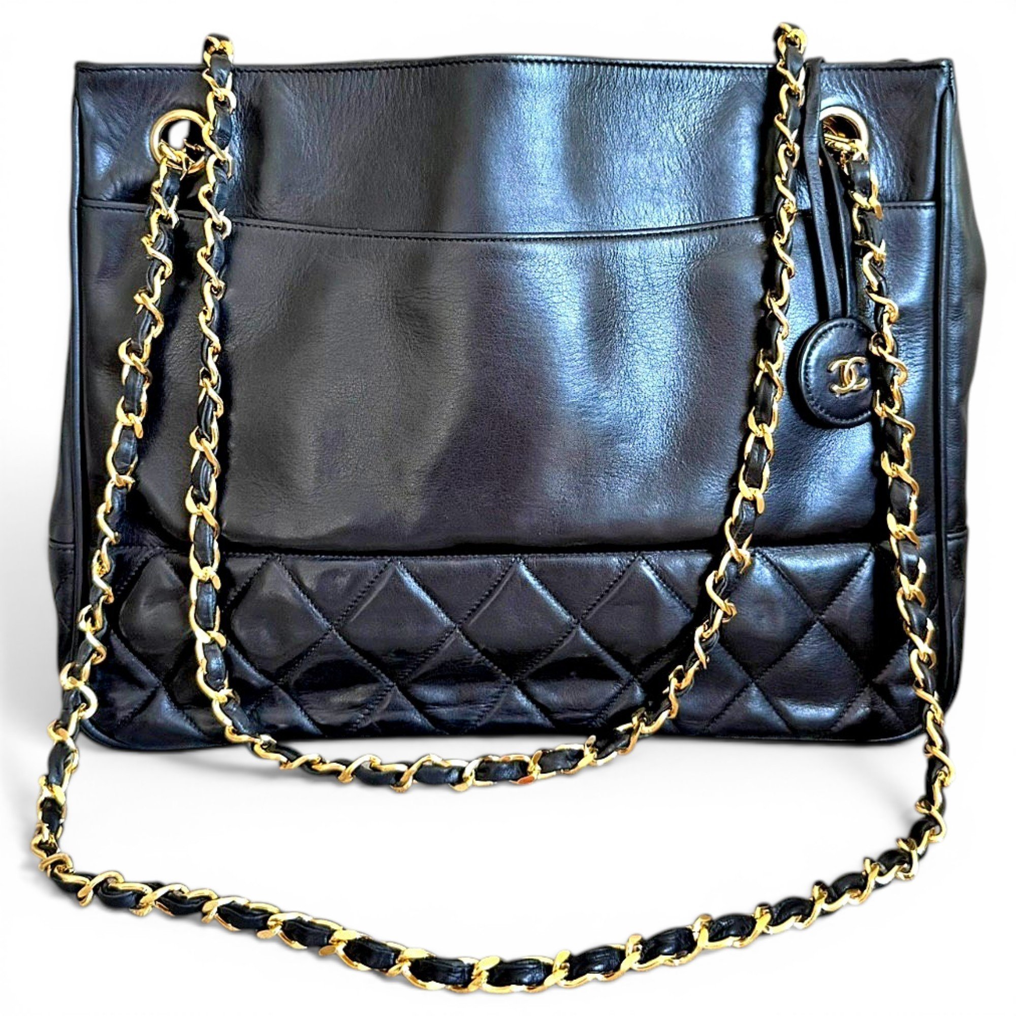 Leather tote