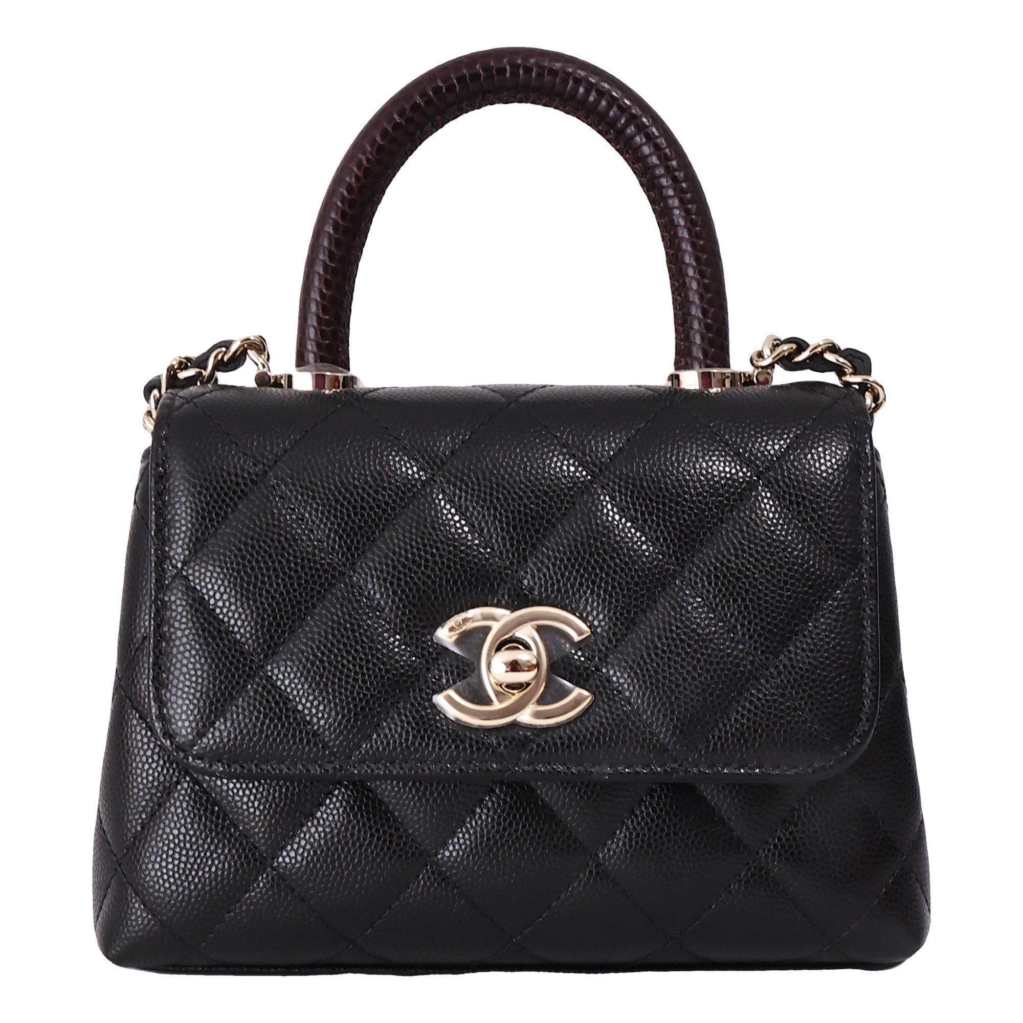 Coco Handle leather handbag