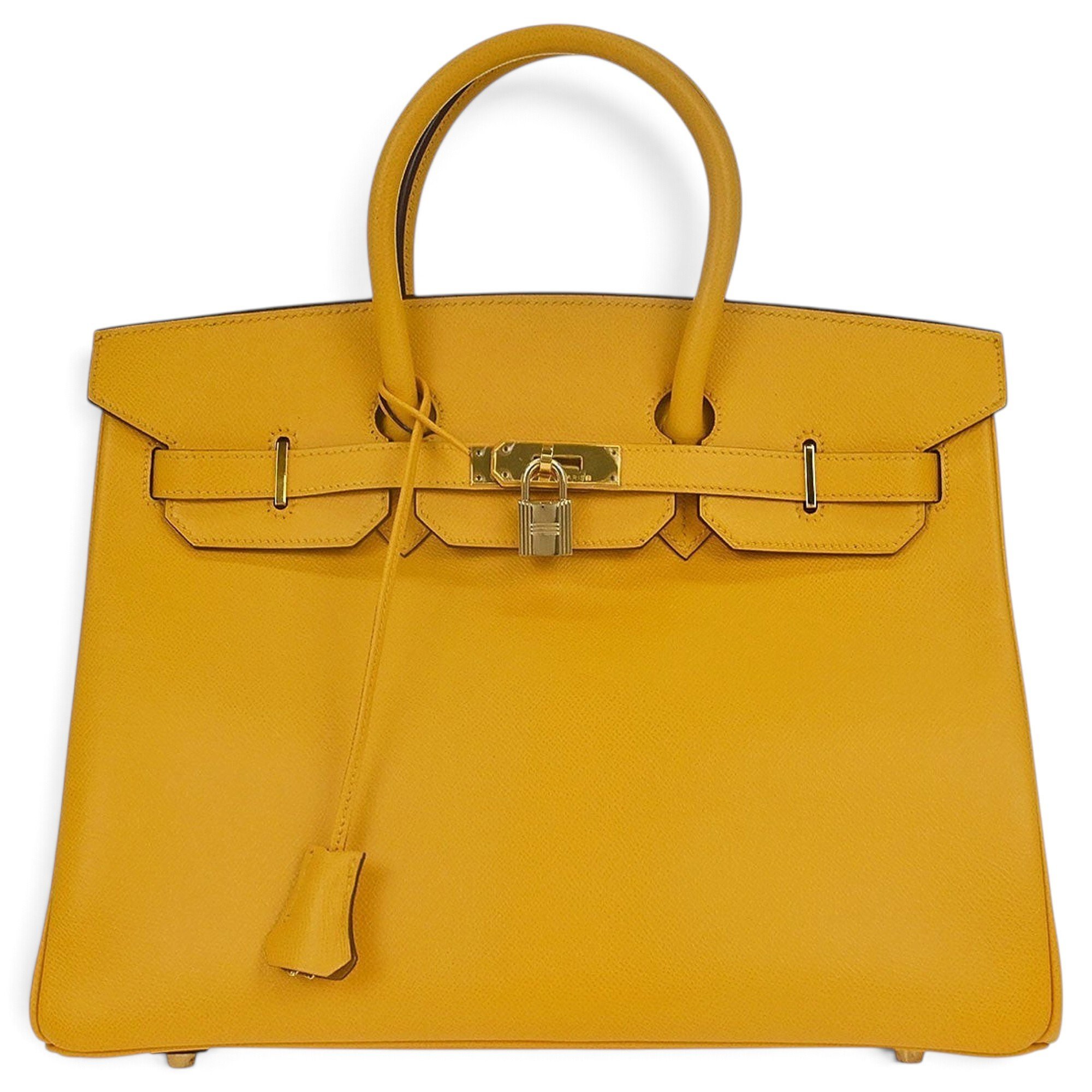 Birkin 35 leather handbag