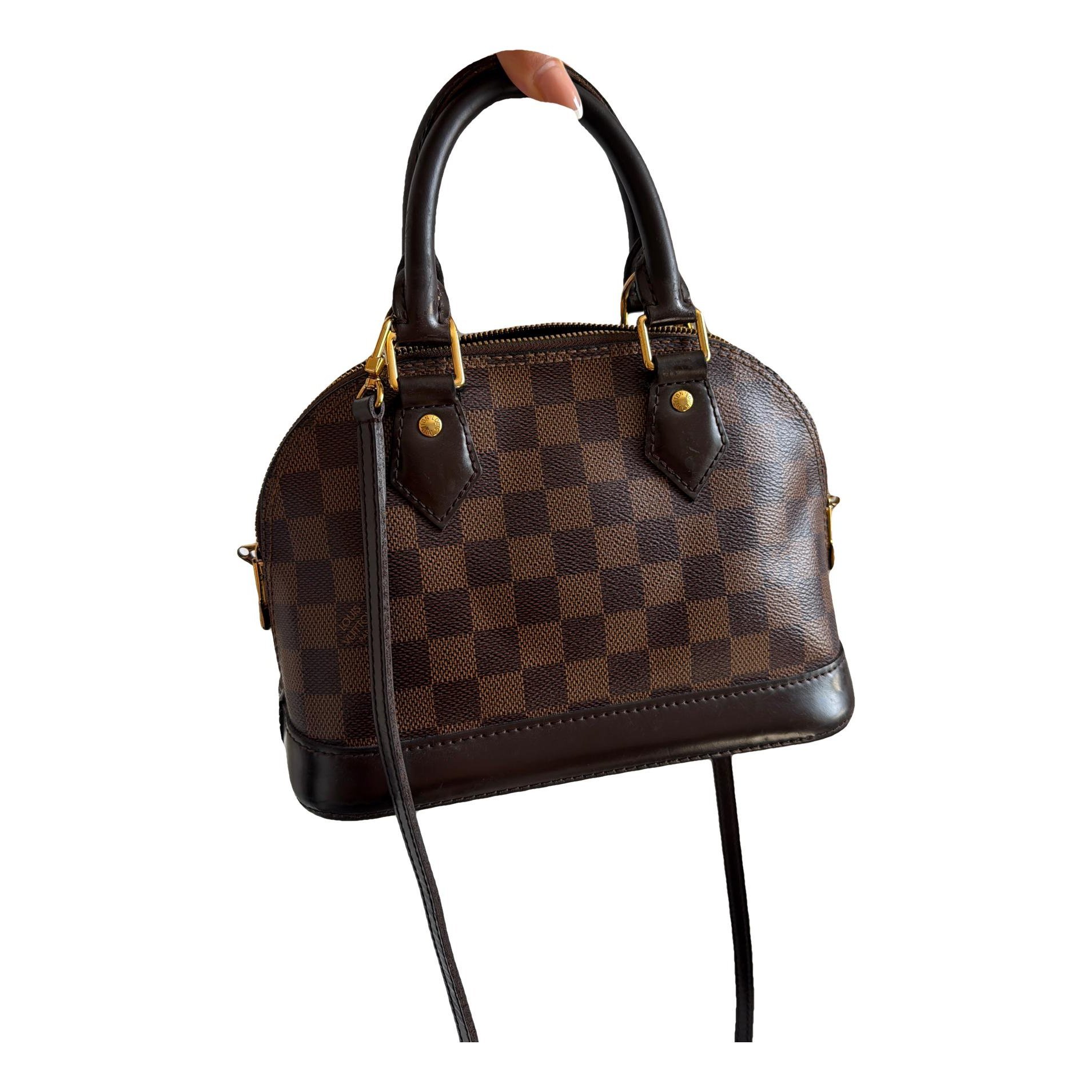 Alma leather handbag