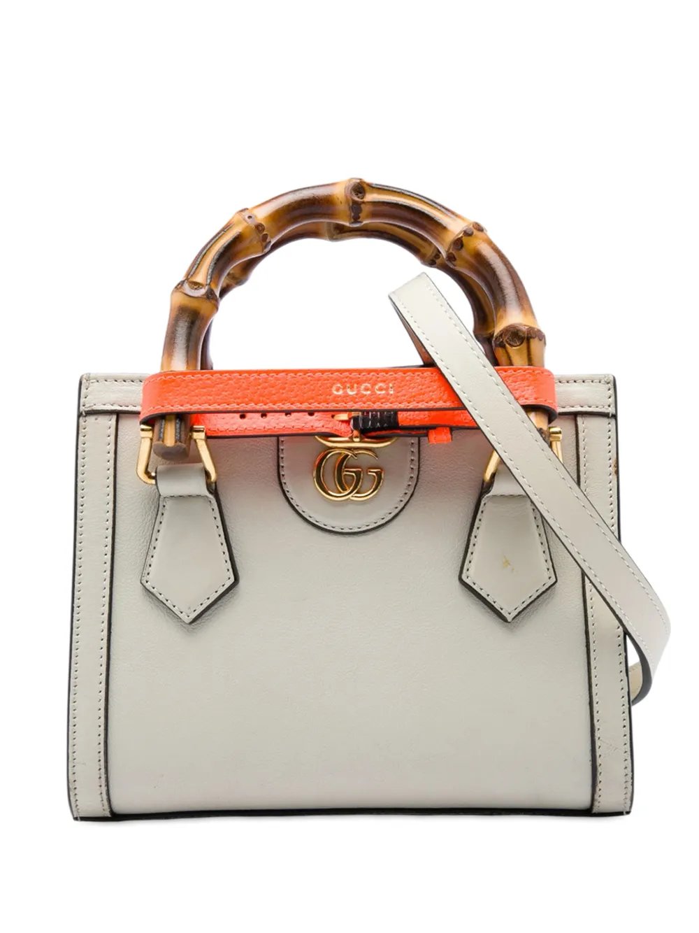 2016-2026 Mini Calfskin Bamboo Diana satchel