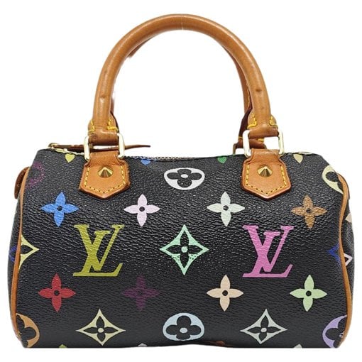 Nano Speedy / Mini HL leather handbag