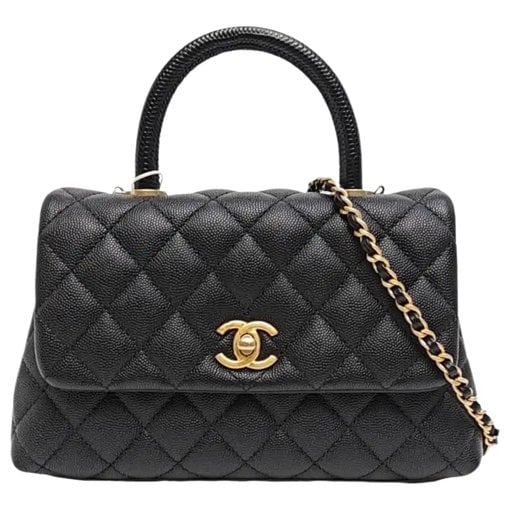 Coco Handle leather handbag