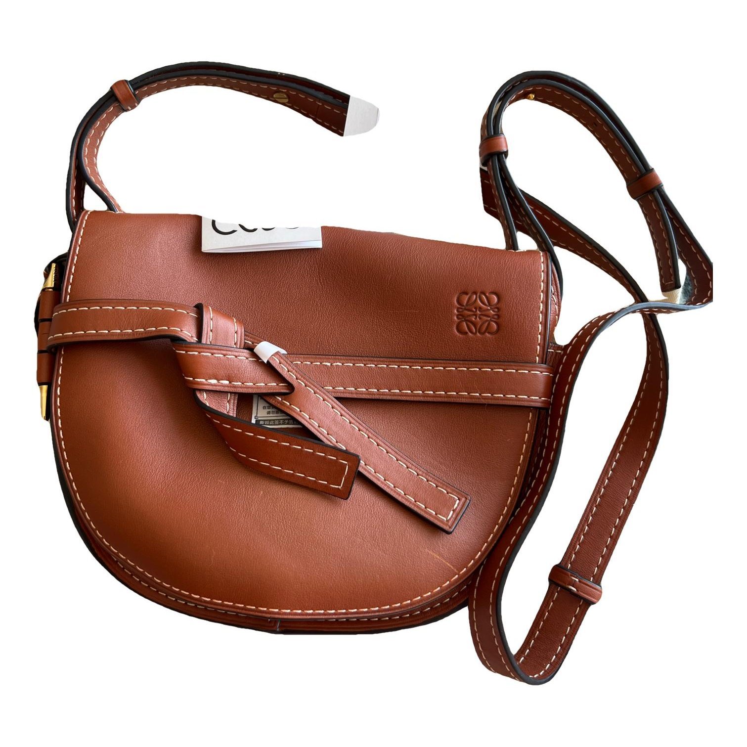 Gate leather crossbody bag
