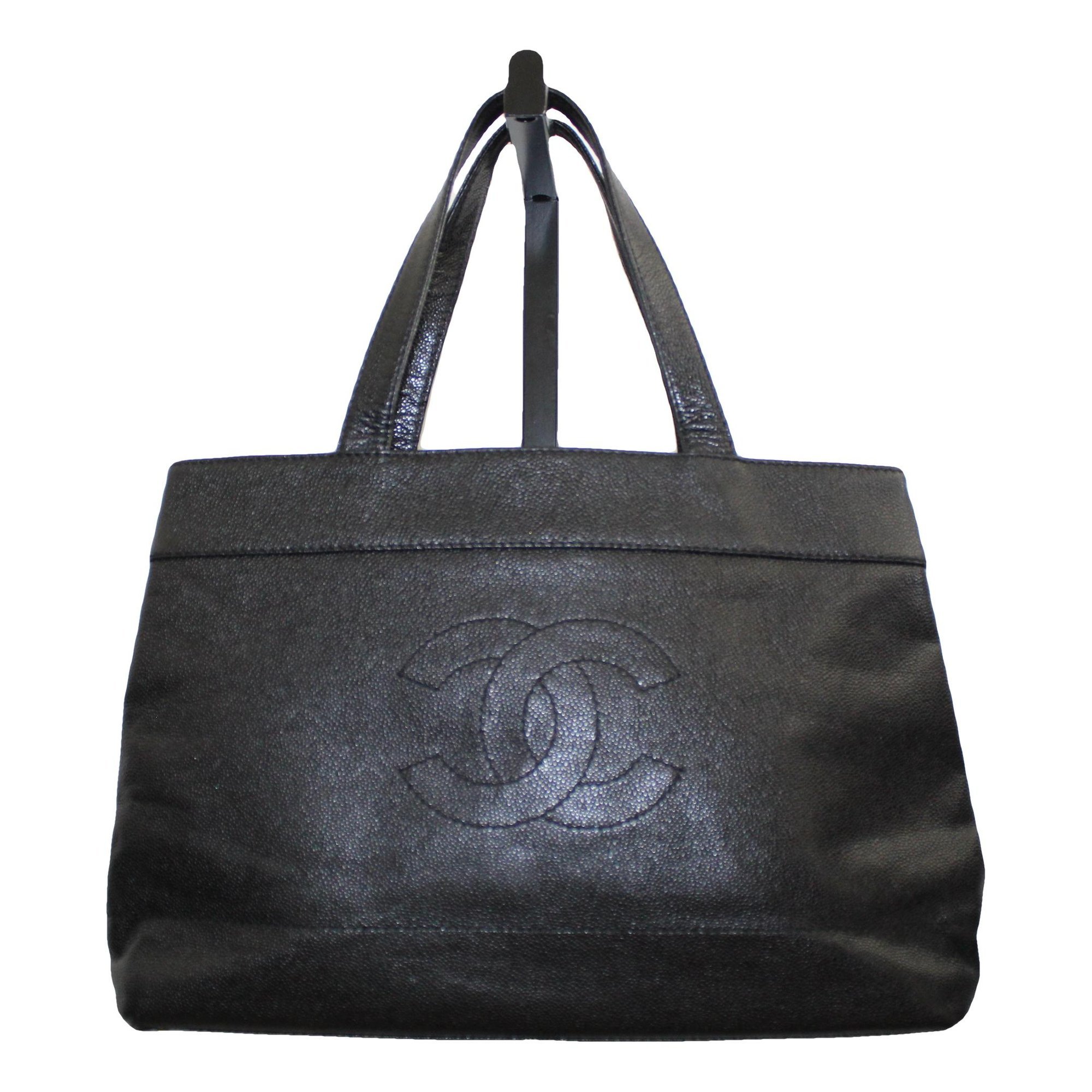 Leather tote