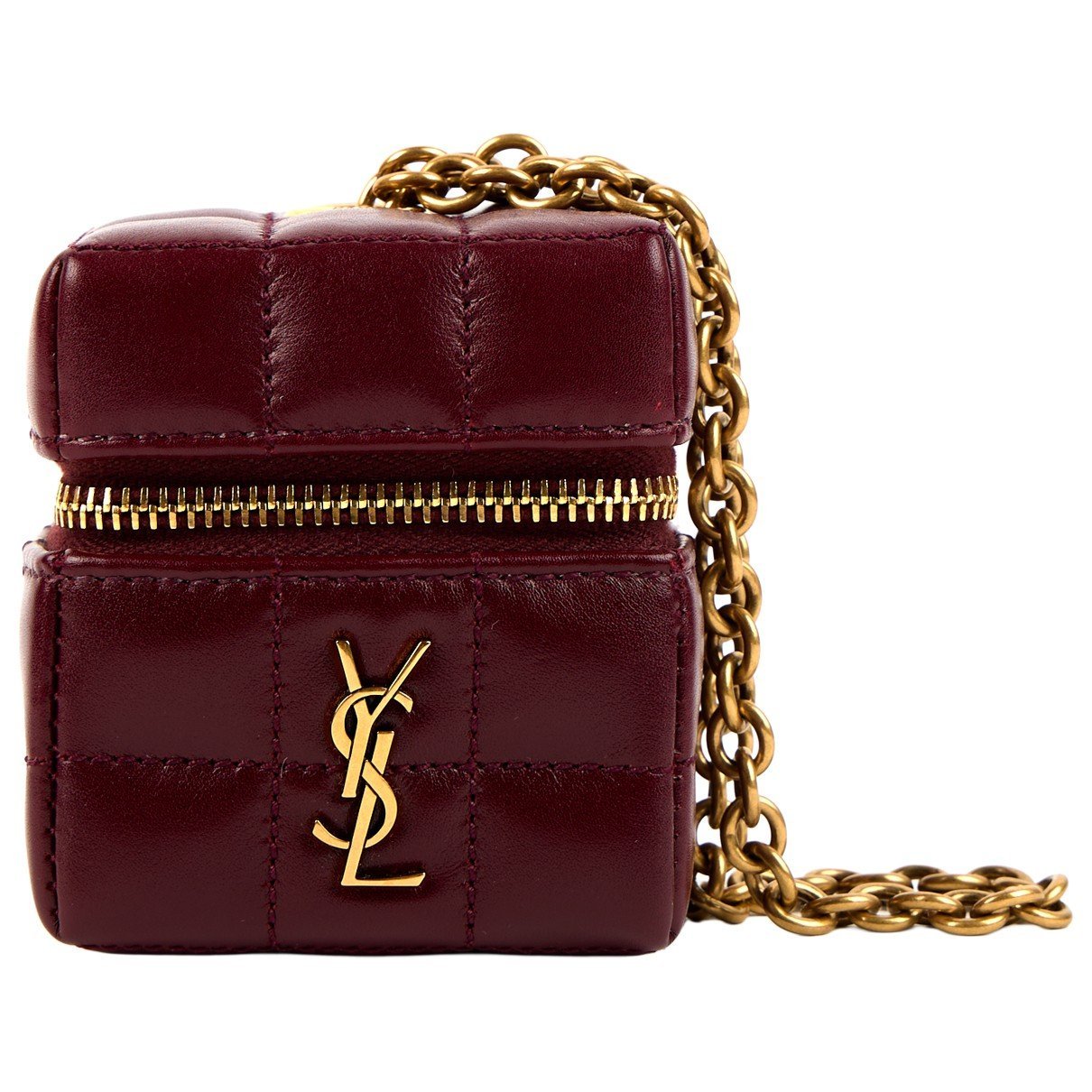 Carré leather handbag