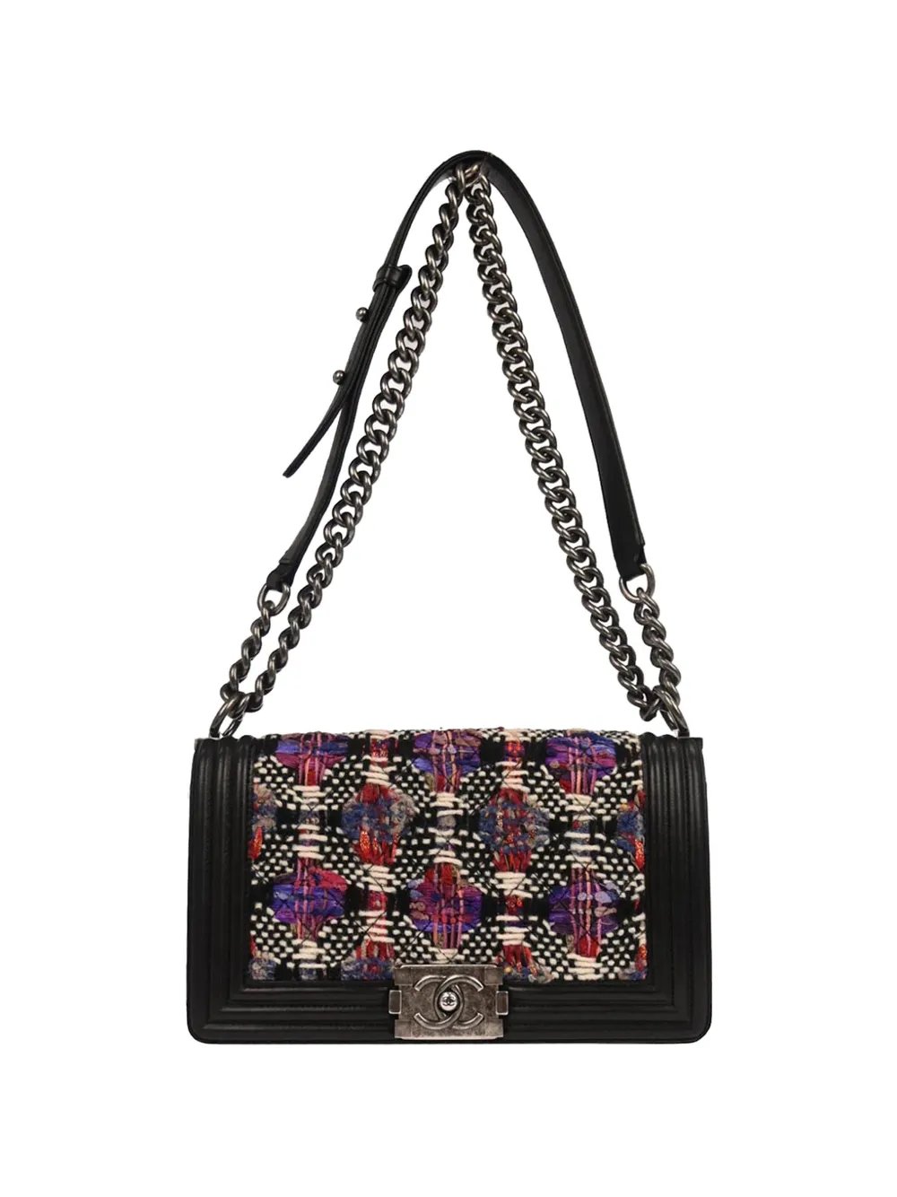 2017 medium Boy tweed shoulder bag