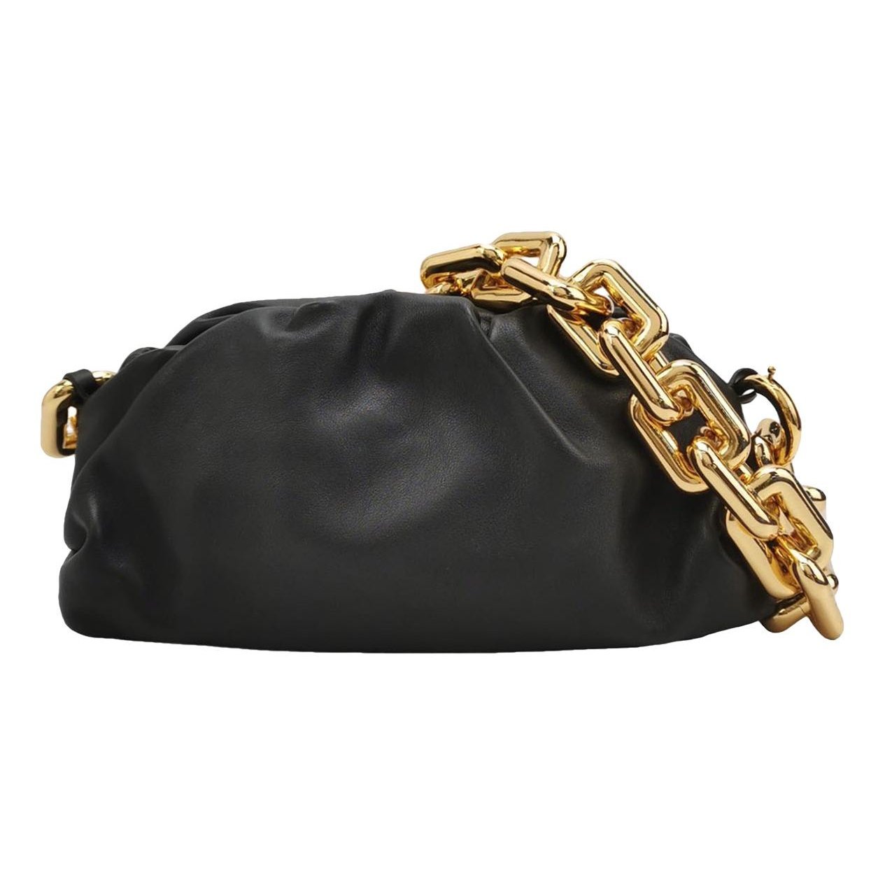 Chain Pouch linen handbag