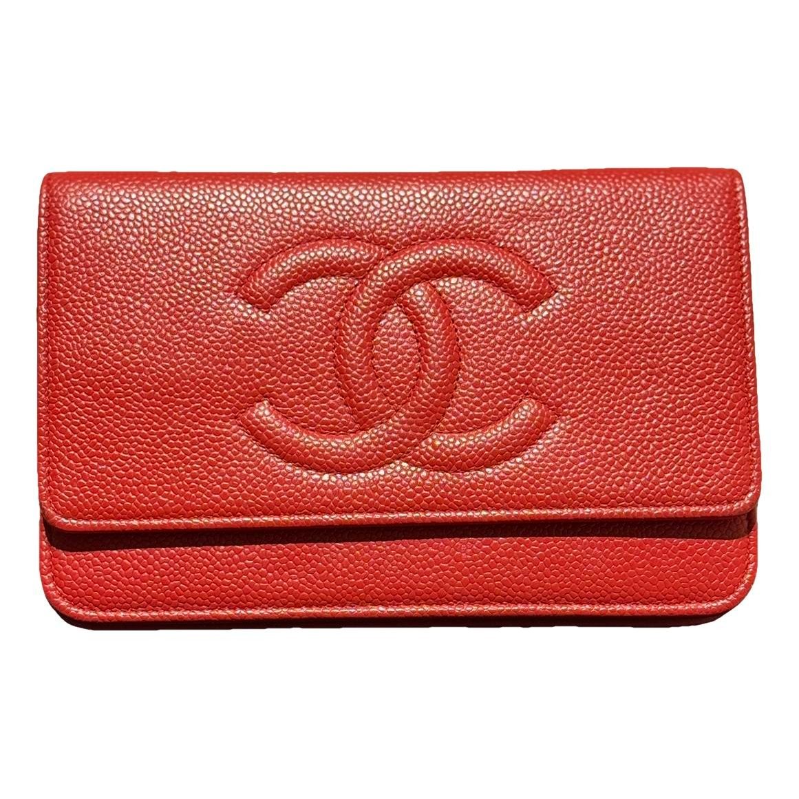 Wallet On Chain Timeless/Classique leather crossbody bag