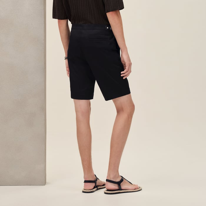 Noir Saint Germain Fitted Shorts