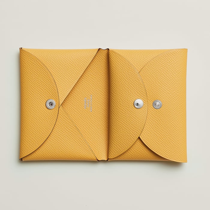 Jaune Mango Calvi Duo Compact Card Holder