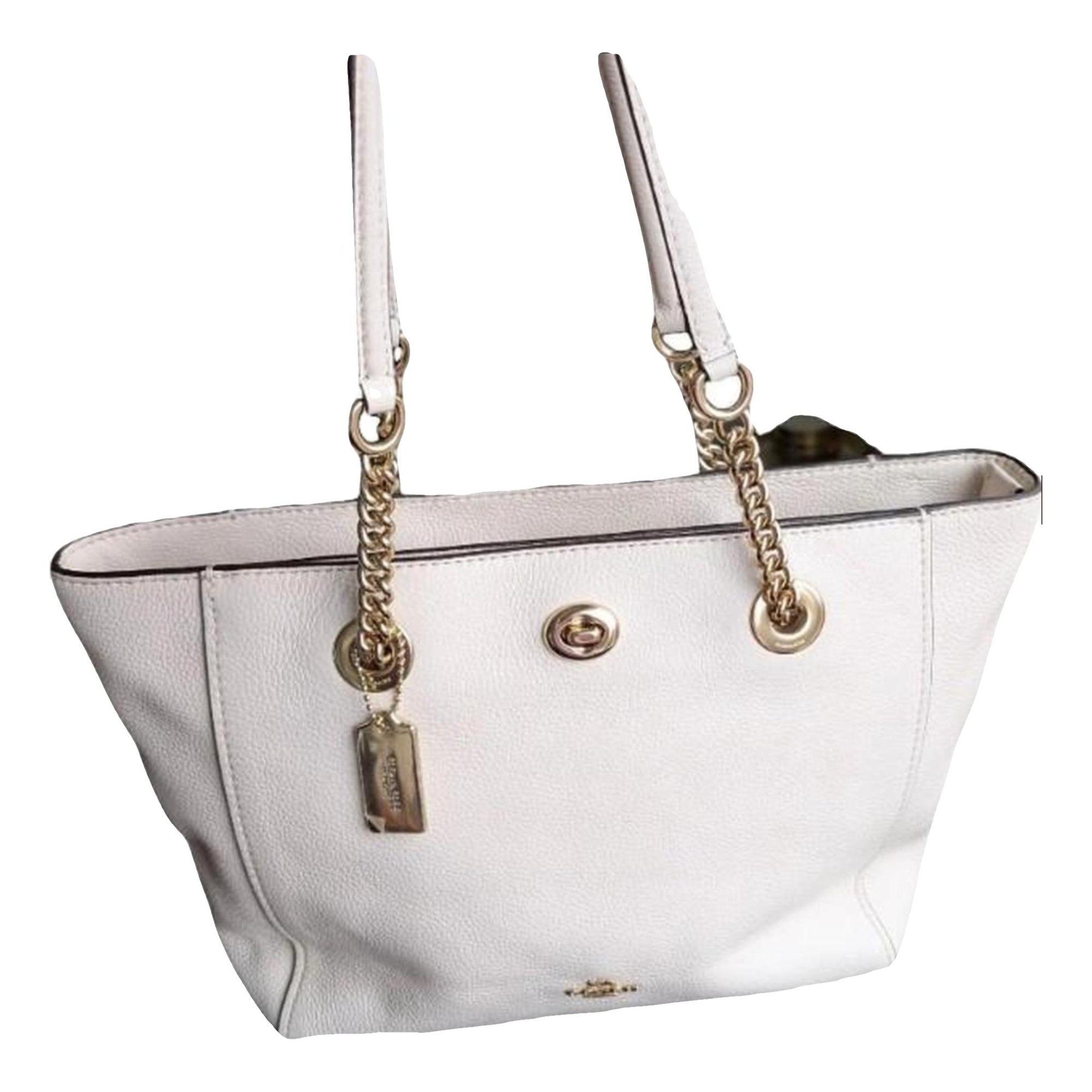 Patent leather tote