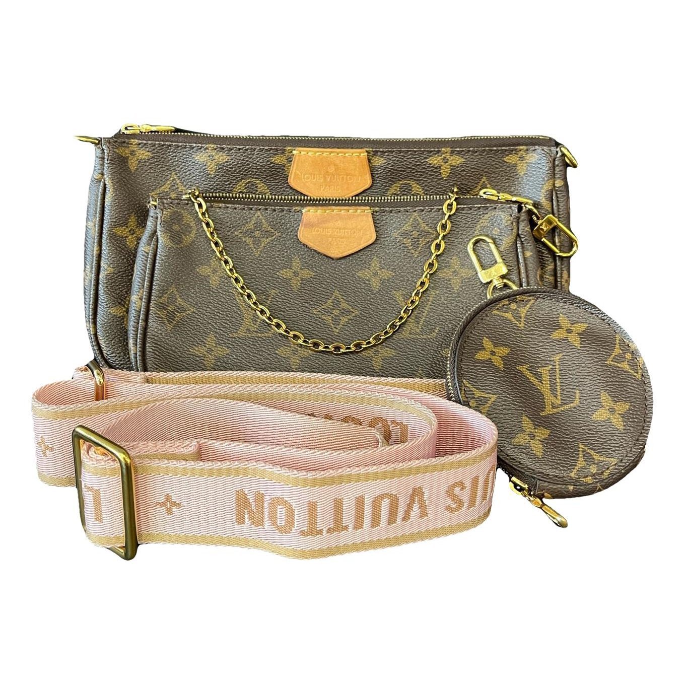 Multi Pochette Accessoires leather handbag