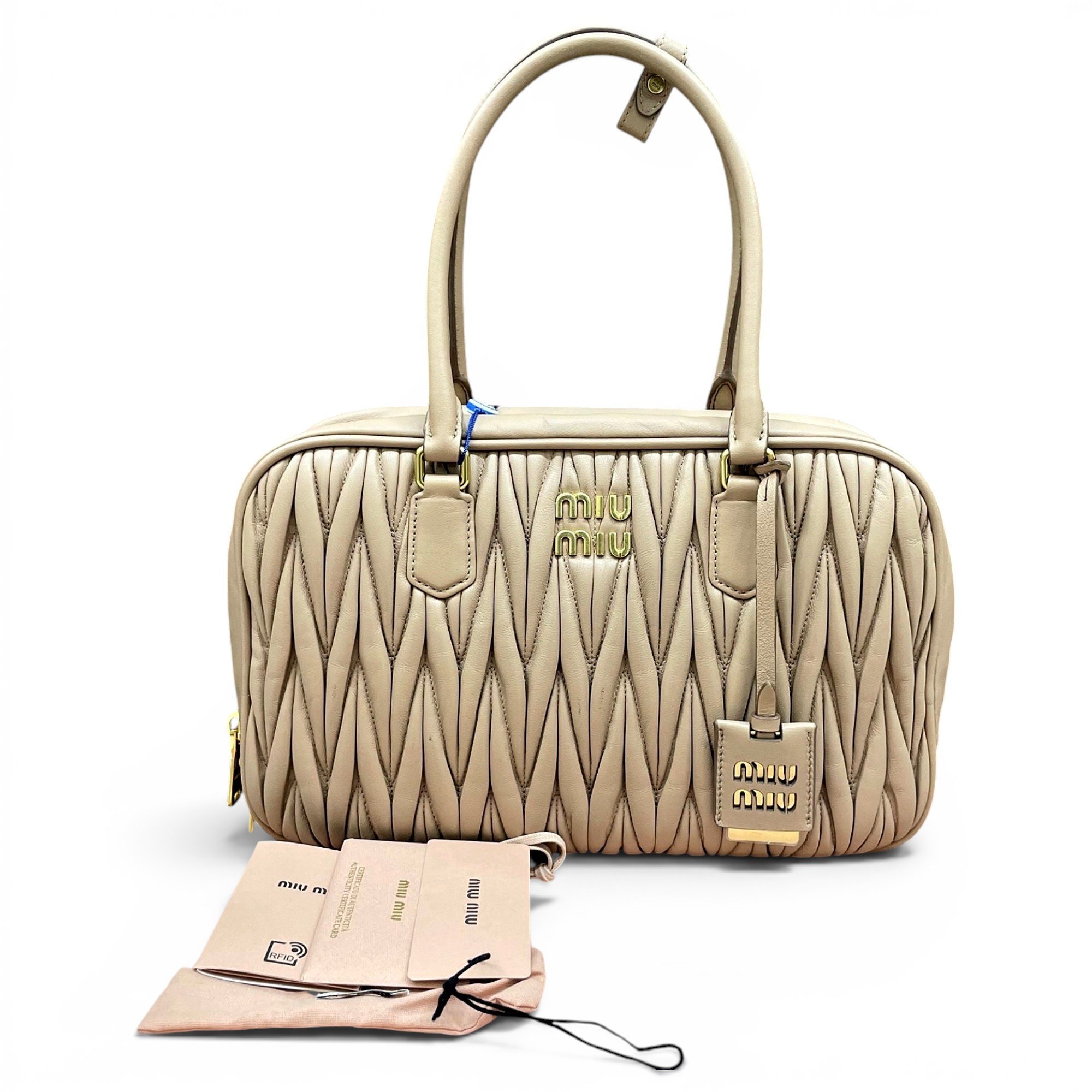 Leather handbag