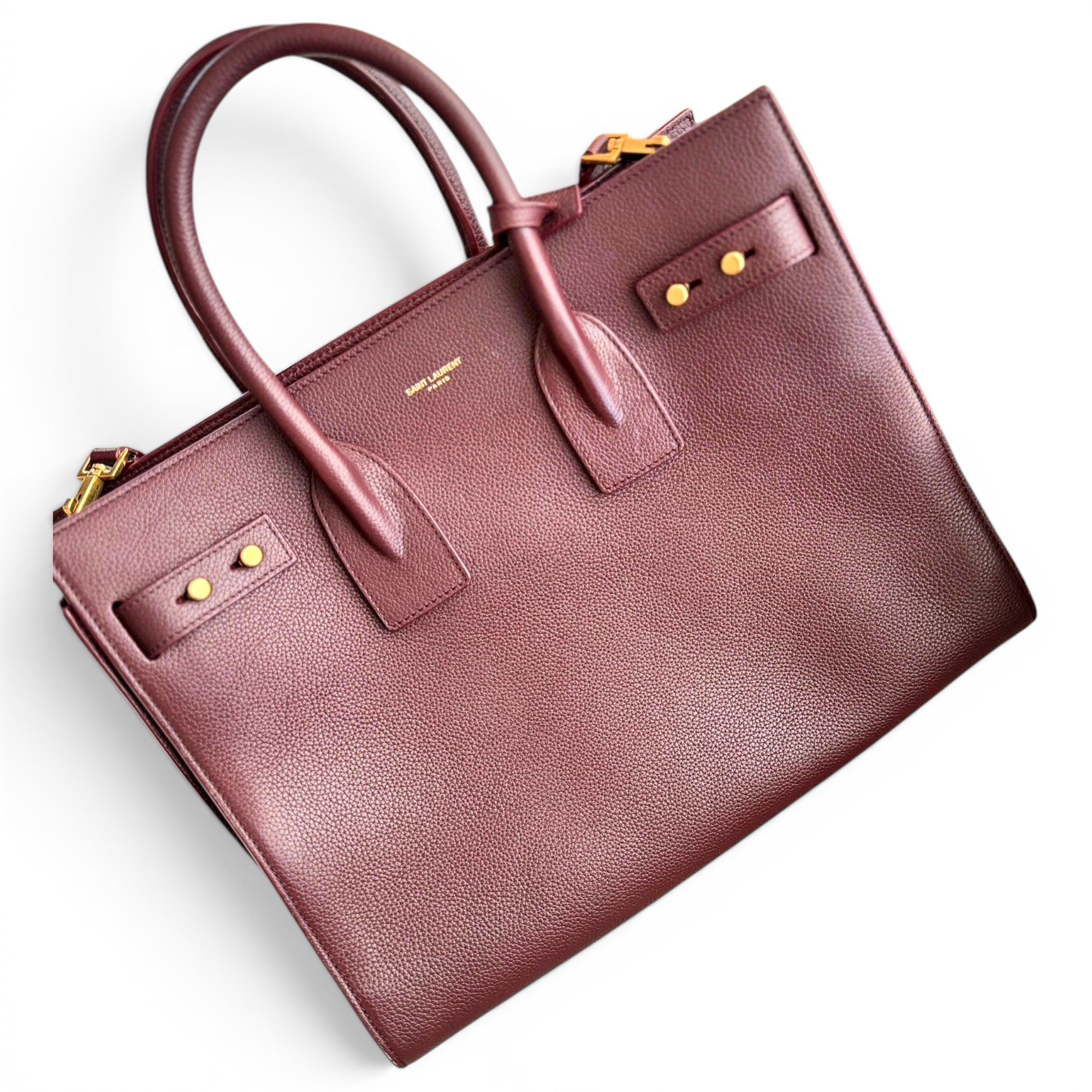 Sac de Jour leather tote