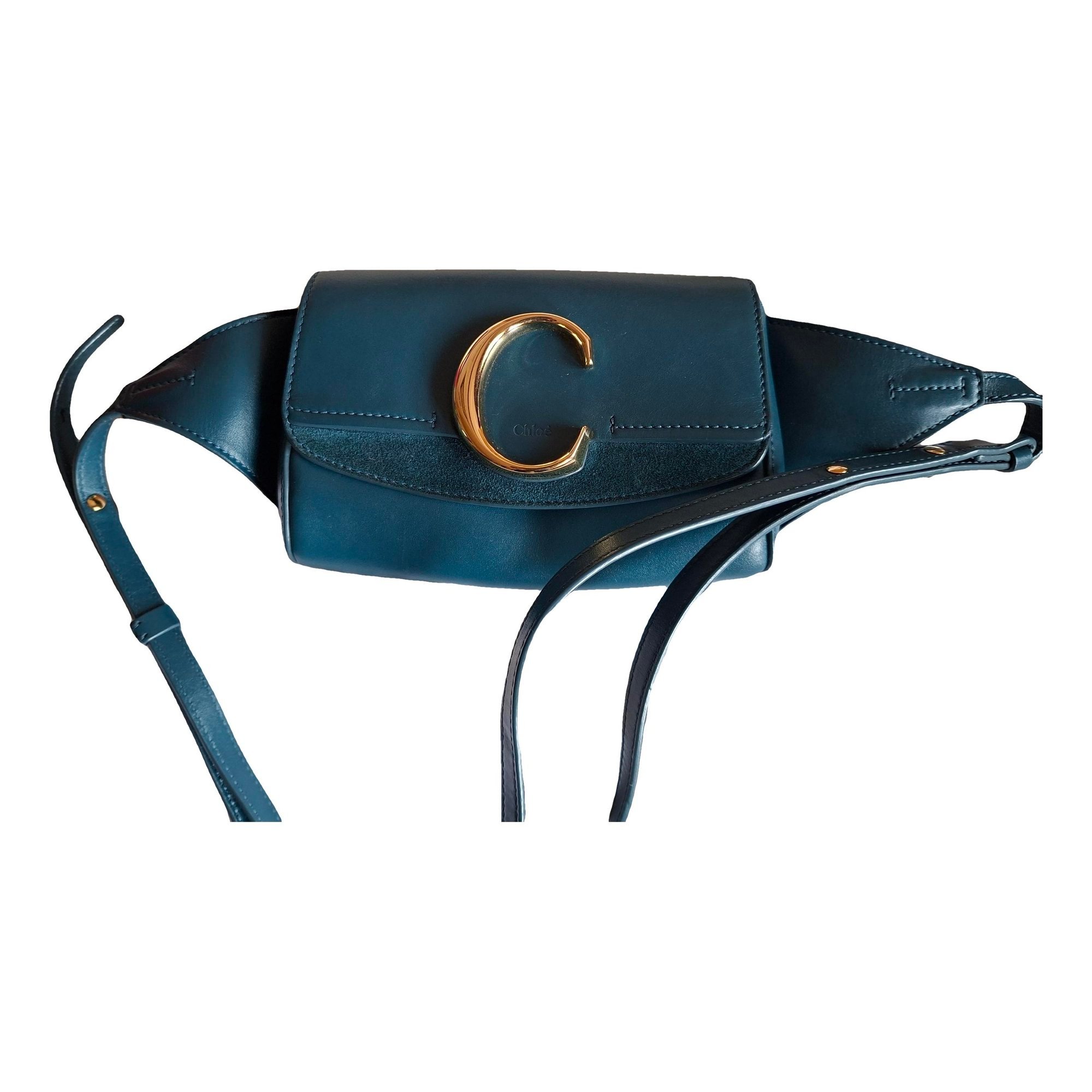 C leather handbag