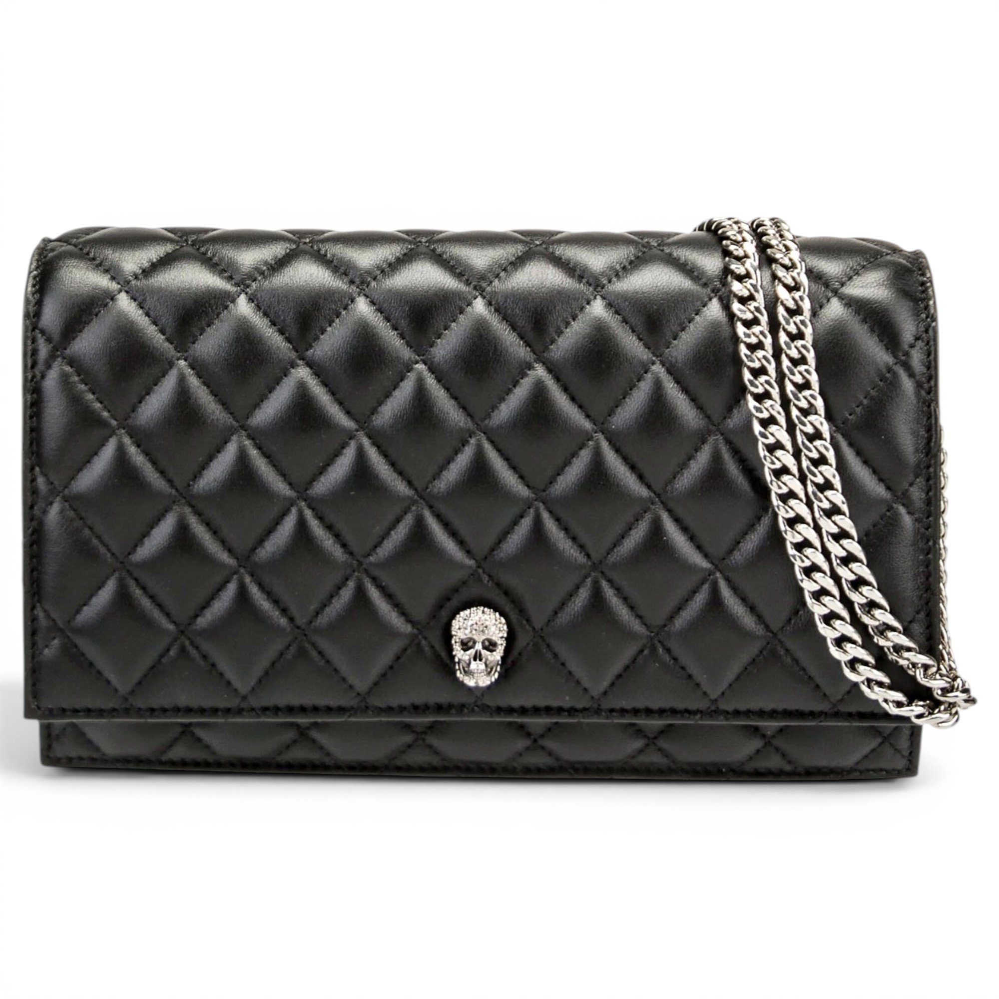 Alexander McQueen Skull leather handbag