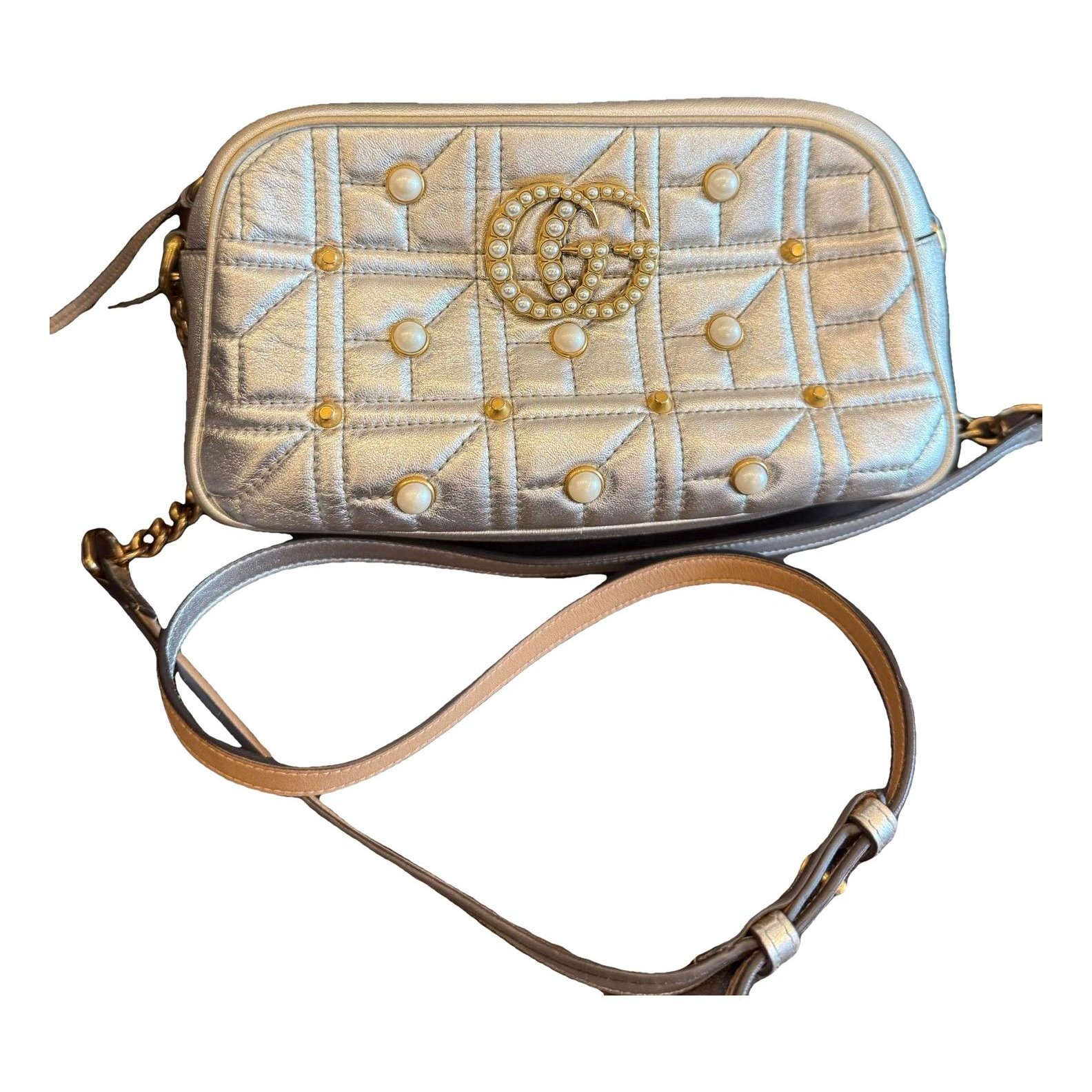 GG Marmont leather crossbody bag