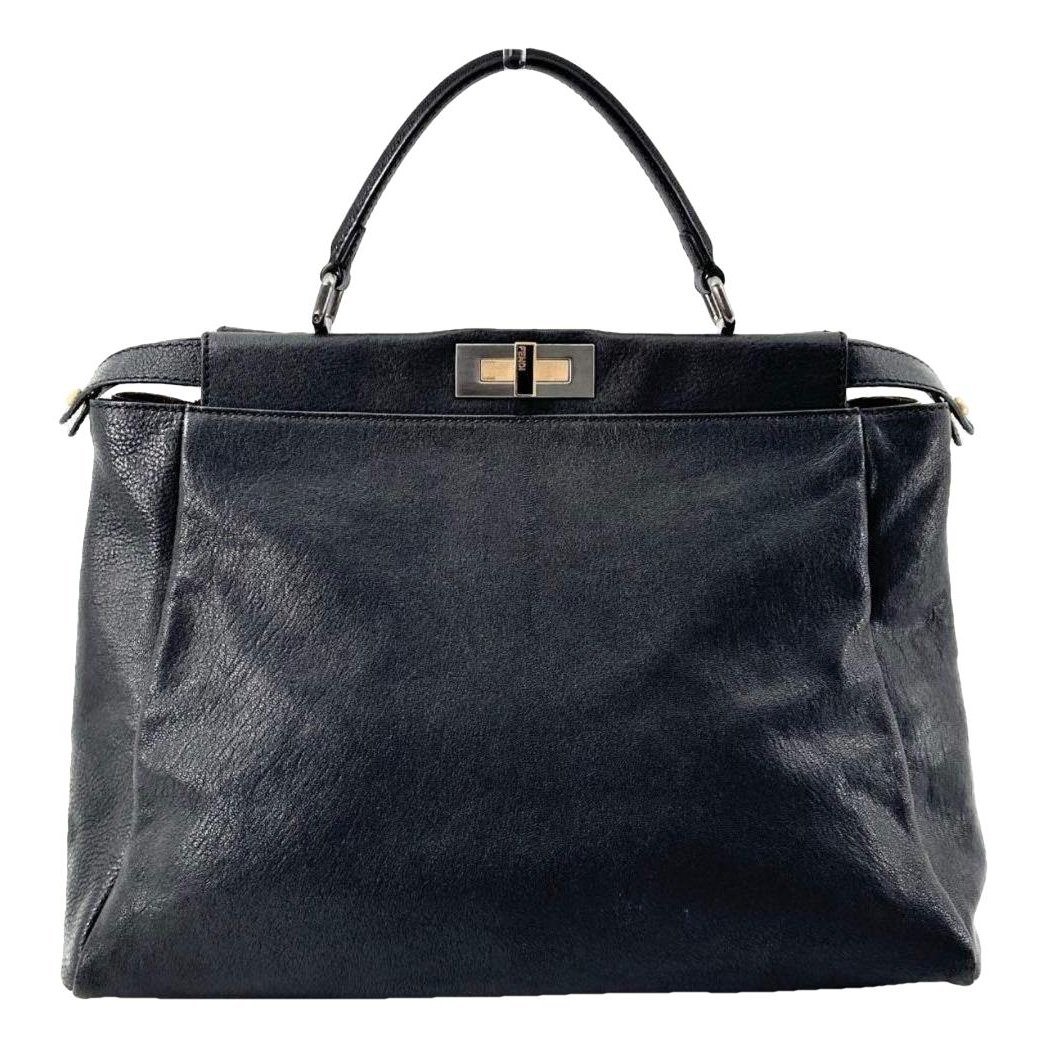 Peekaboo leather handbag