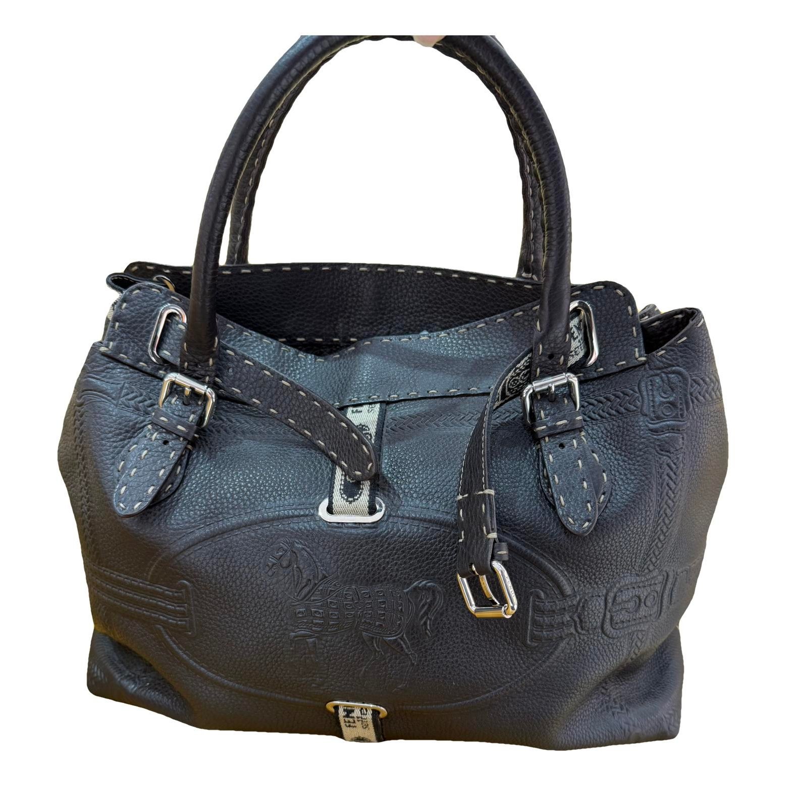 Leather handbag