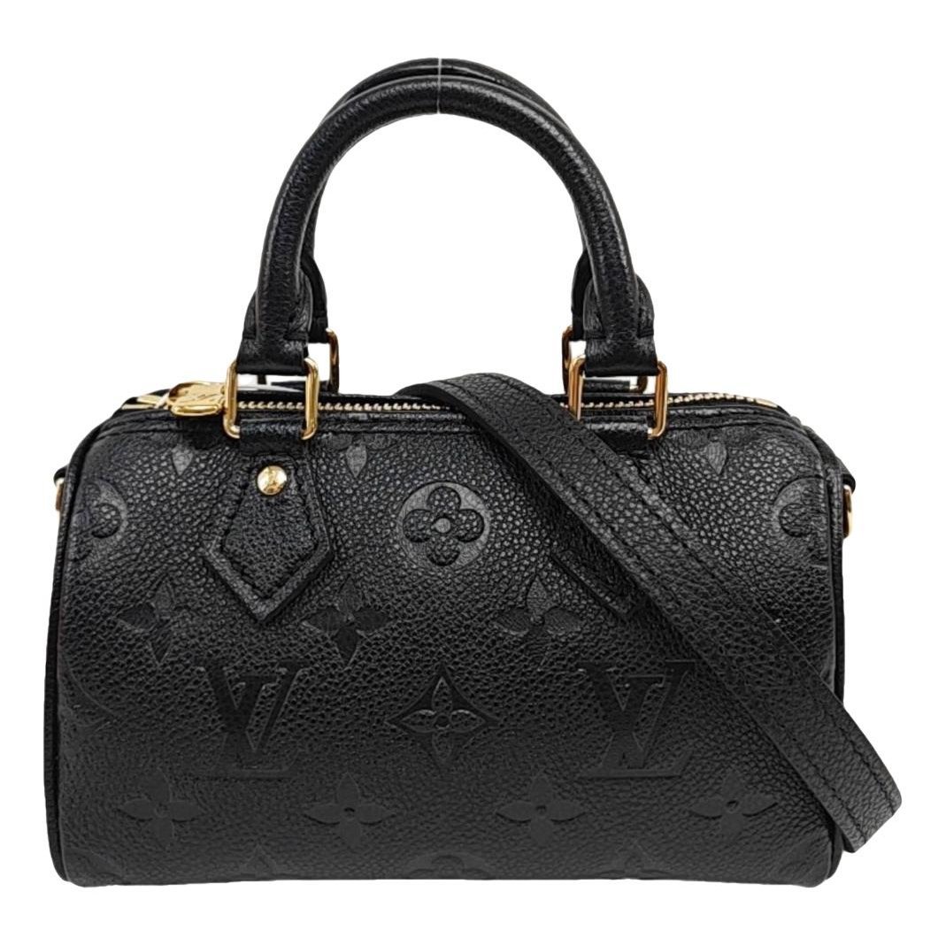 Nano Speedy / Mini HL leather handbag