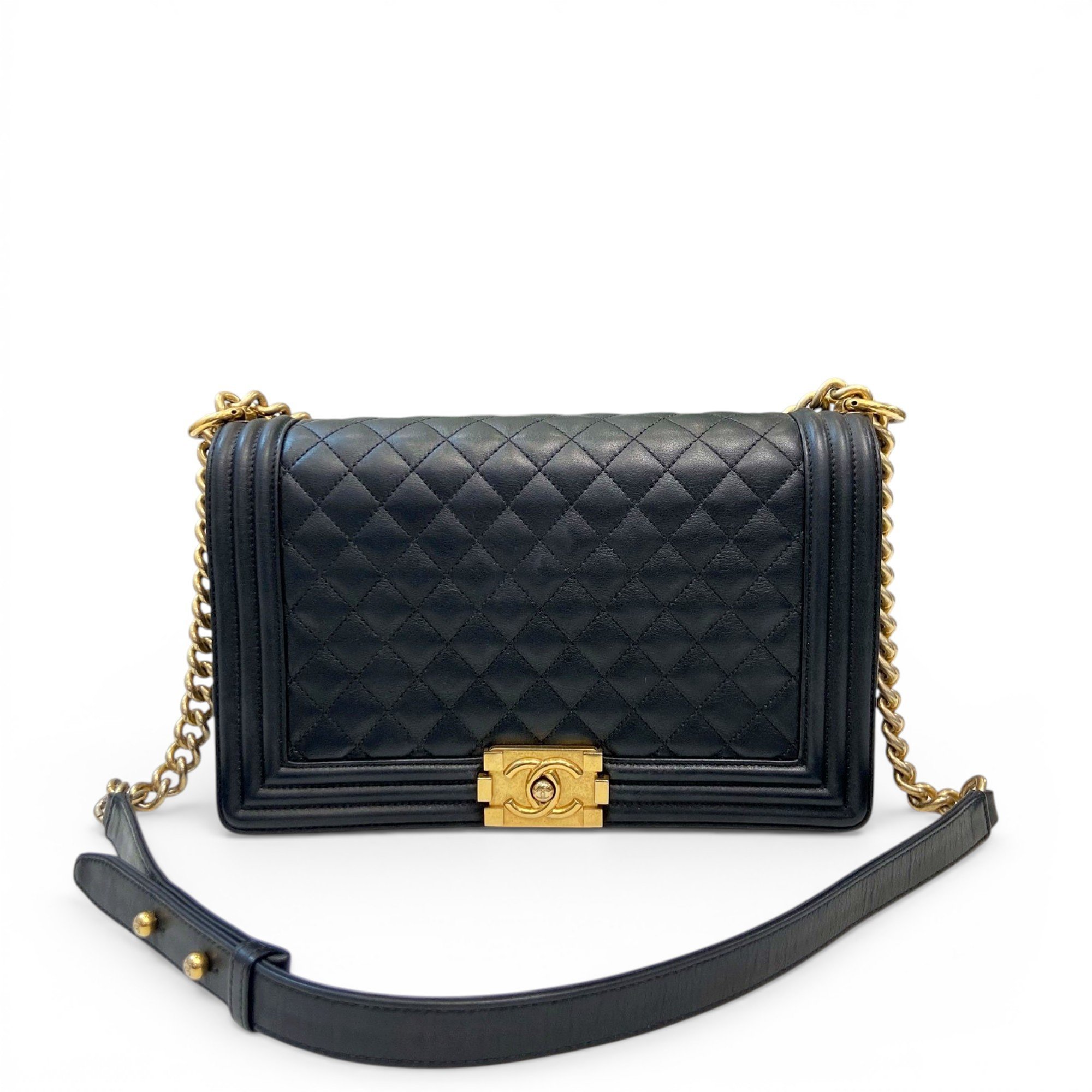 Chanel Boy leather crossbody bag