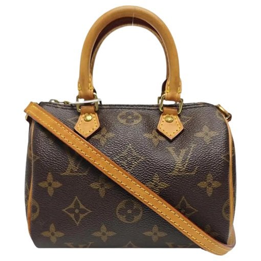 Nano Speedy / Mini HL leather handbag