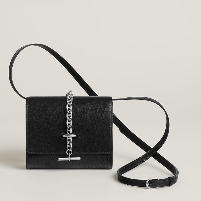 Noir Chaine d'Ancre to Go Wallet