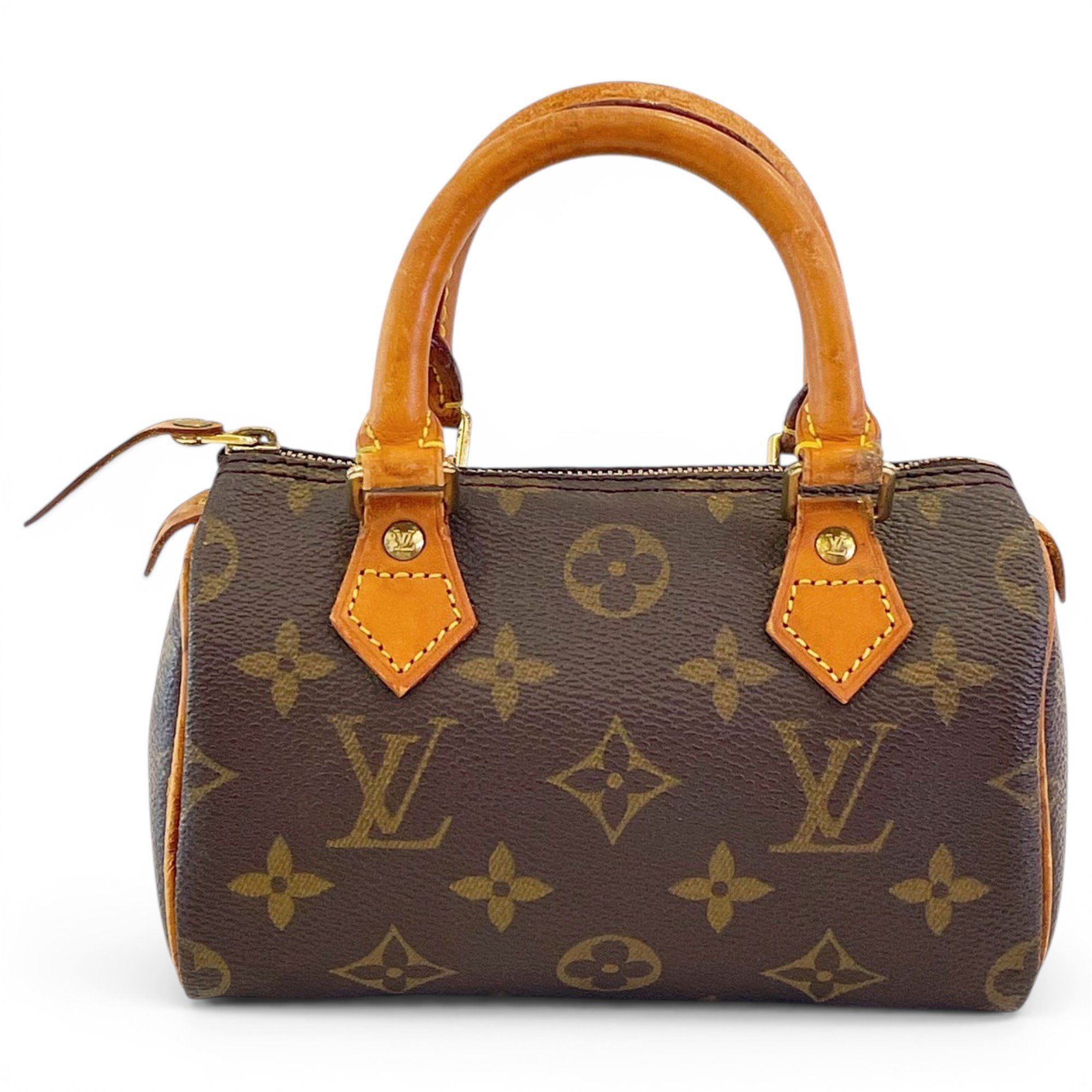 Louis Vuitton Nano Speedy / Mini HL leather handbag